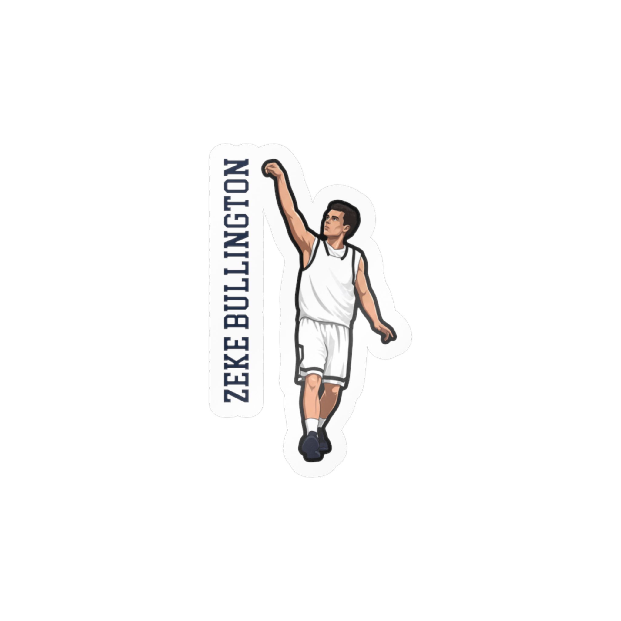 Vinyl Sticker — character_name_vertical in Classic