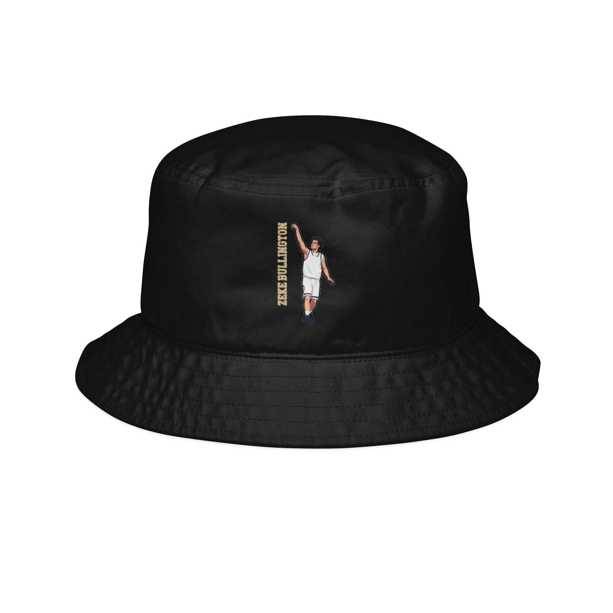 Bucket Hat — character_name_vertical in Black
