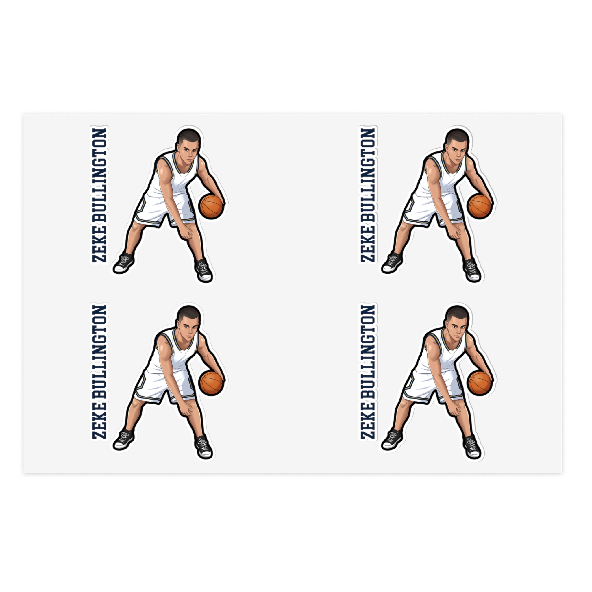 Sticker Sheet — character_name_vertical in Classic