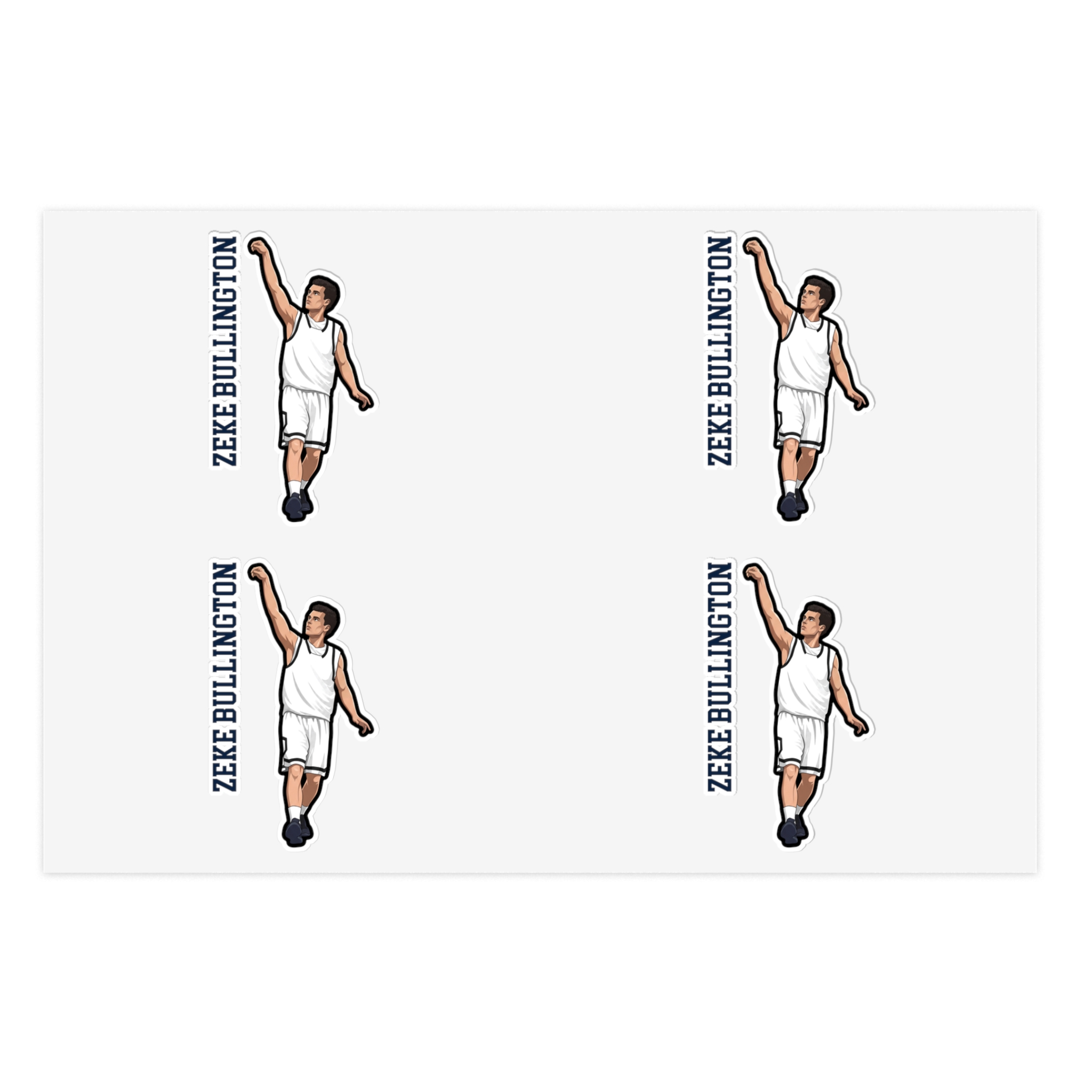 Sticker Sheet — character_name_vertical in Classic