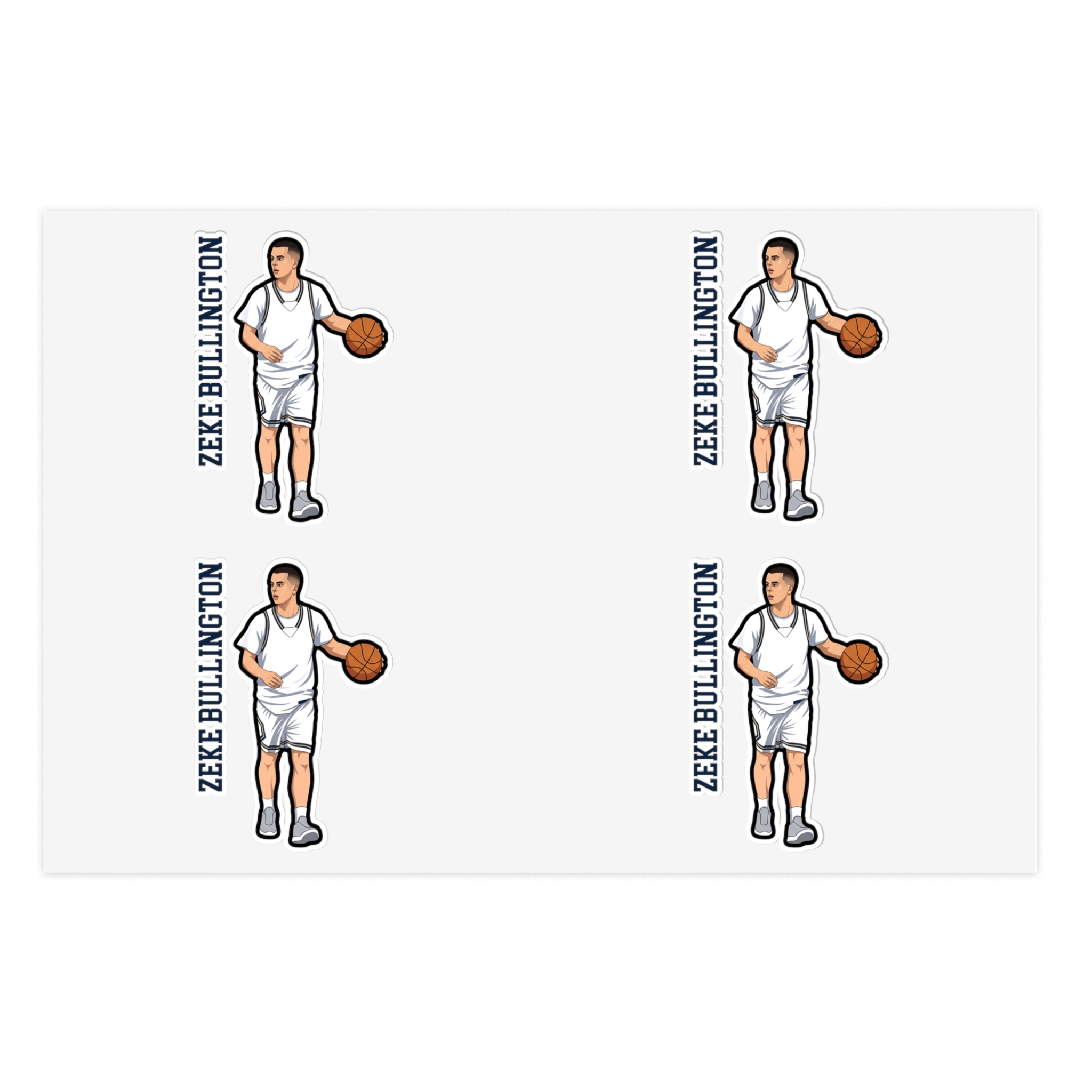 Sticker Sheet — character_name_vertical in Classic