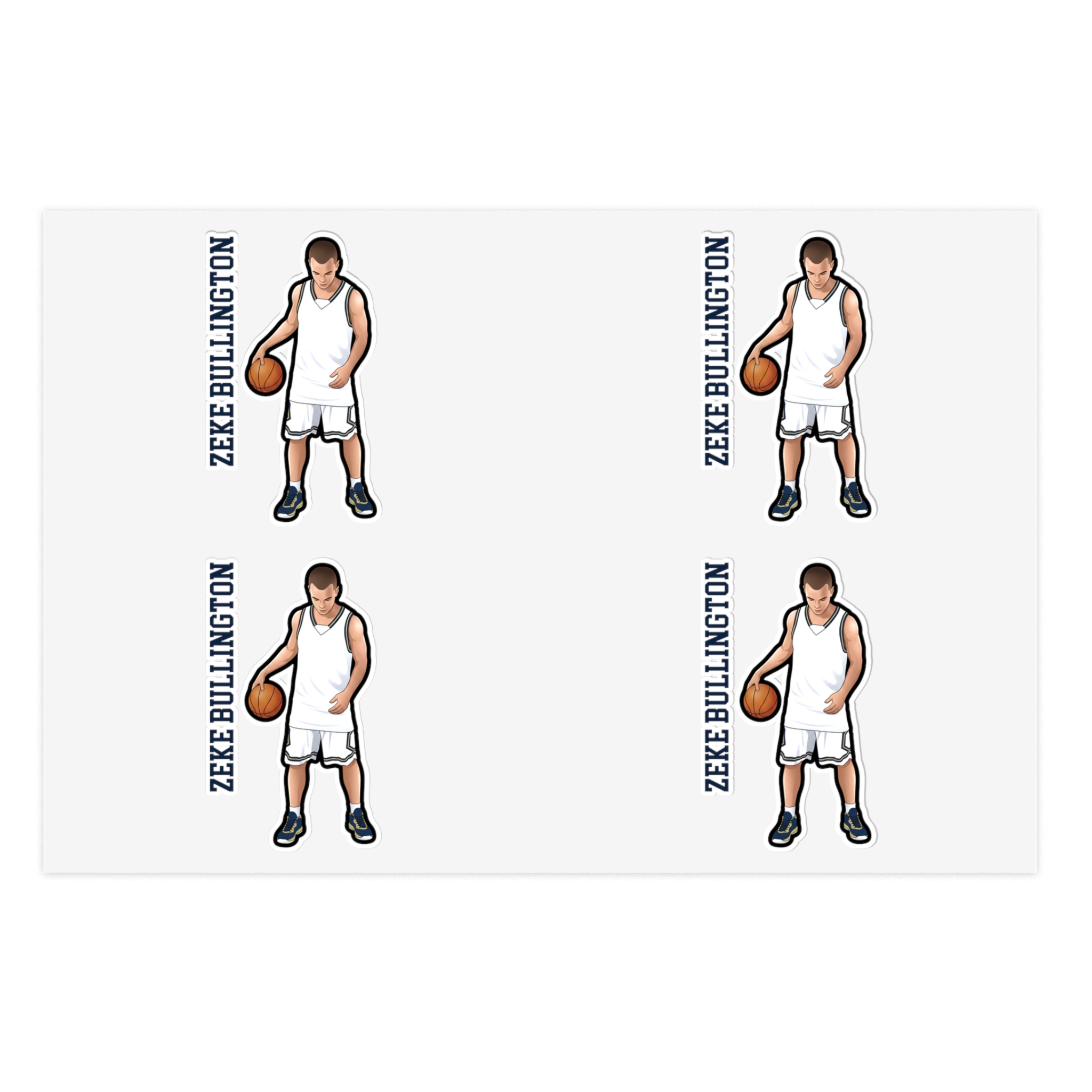 Sticker Sheet — character_name_vertical in Classic