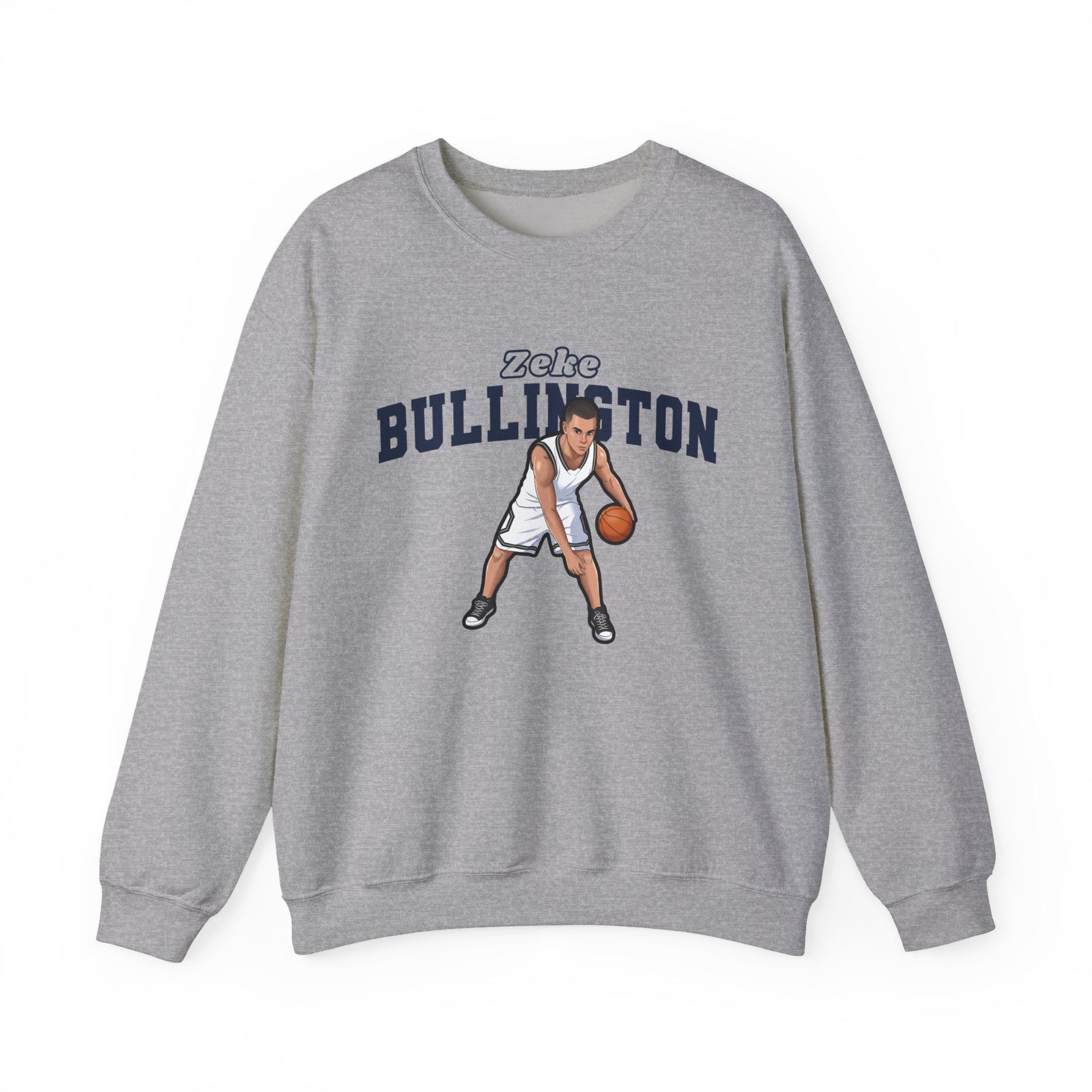 Crewneck Sweatshirt — character_name_arch in Grey