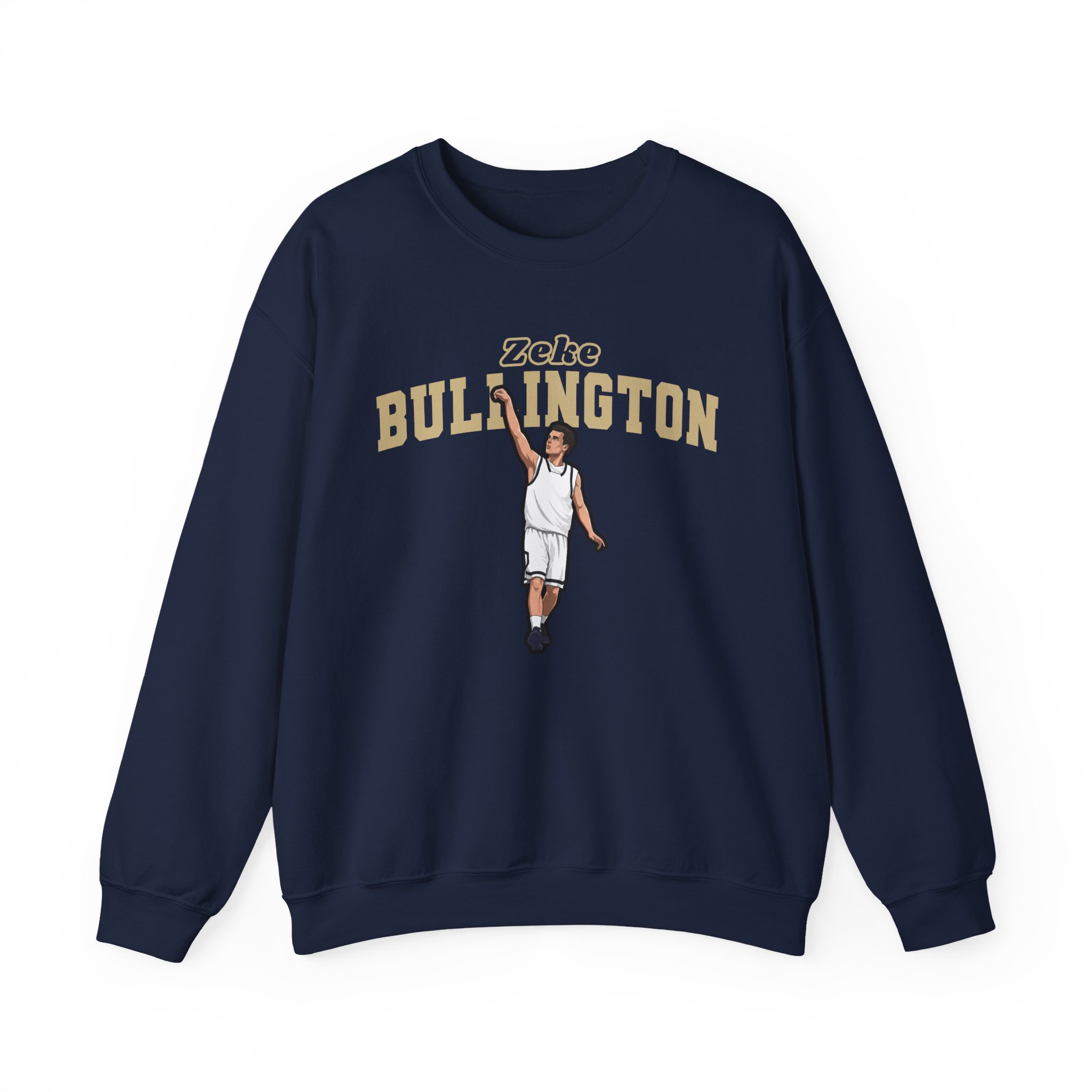 Crewneck Sweatshirt — character_name_arch in Navy