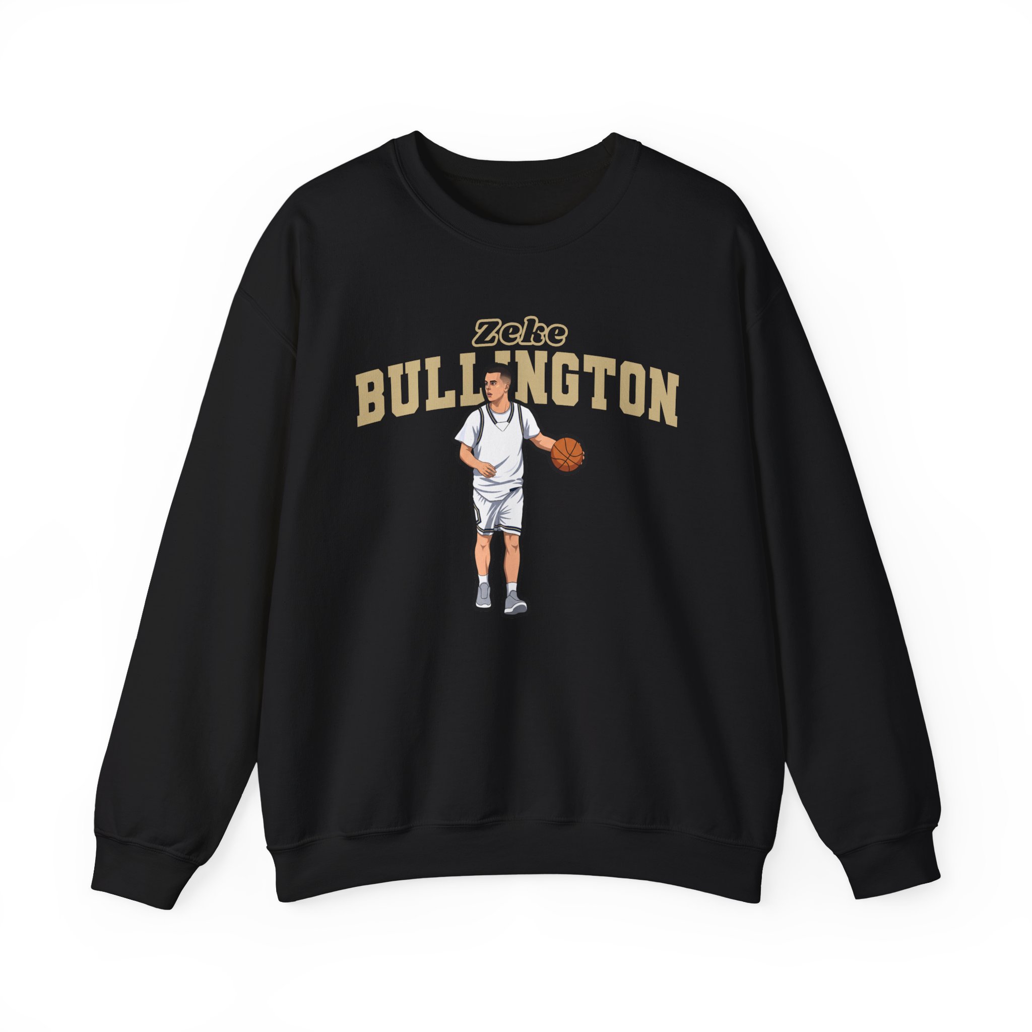 Crewneck Sweatshirt — character_name_arch in Black