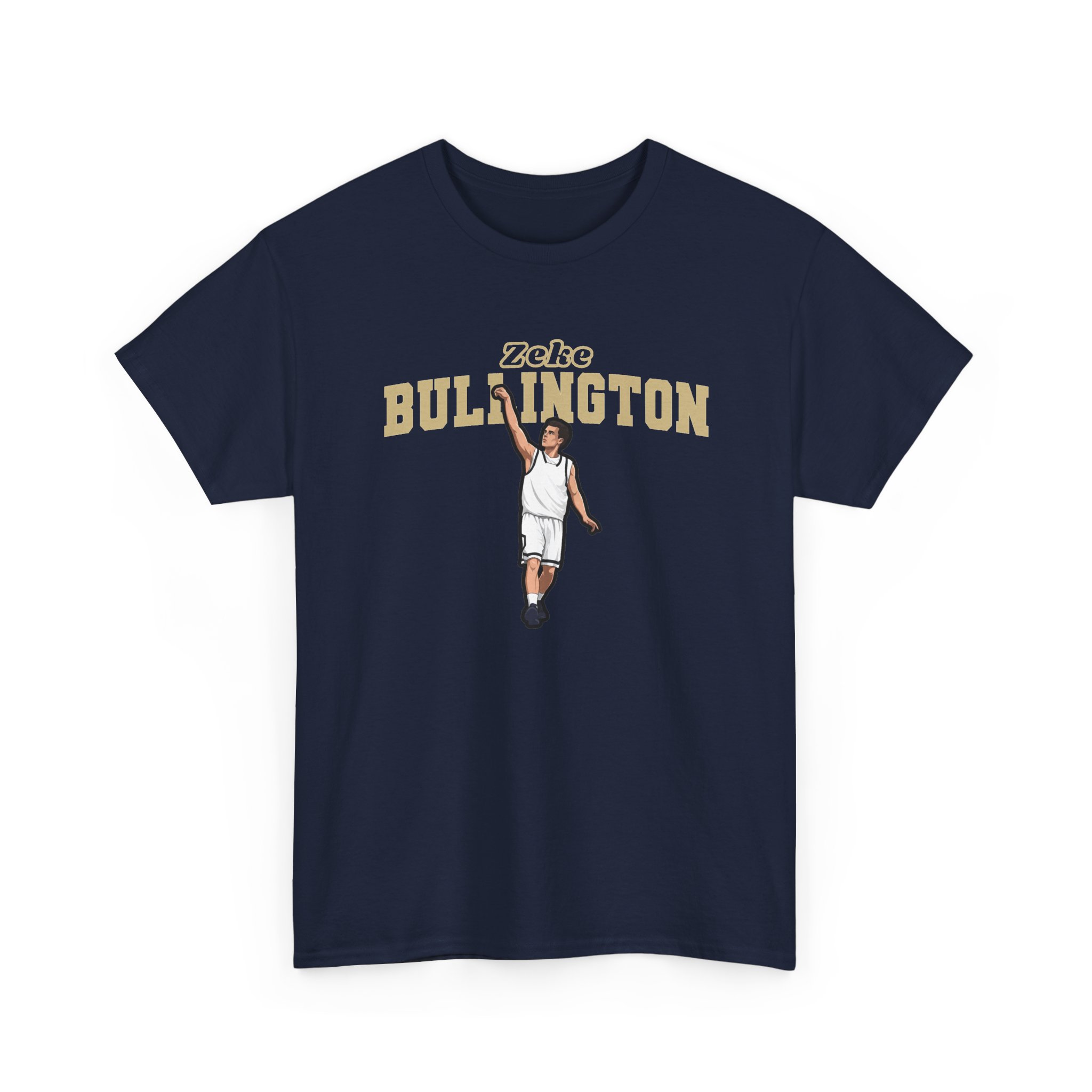 Tee — character_name_arch in Navy