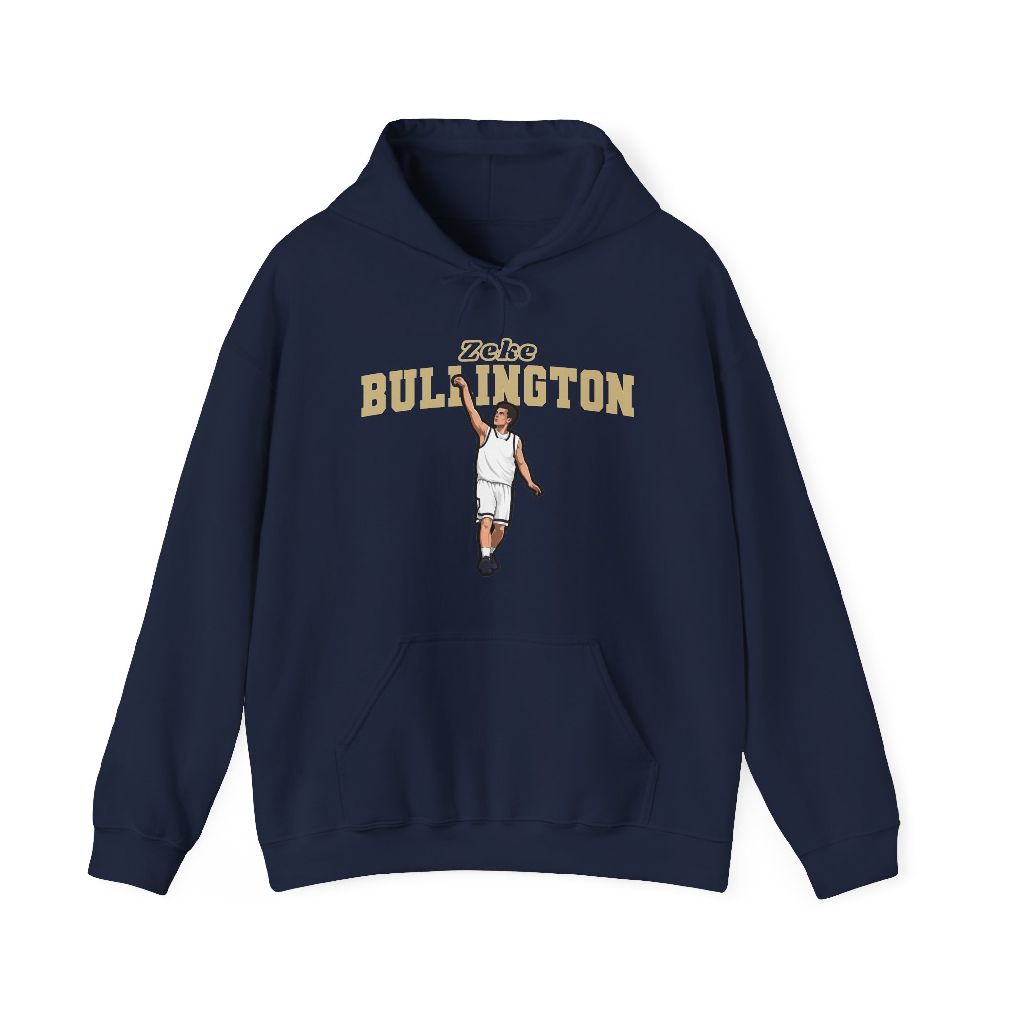Hoodie — character_name_arch in Navy