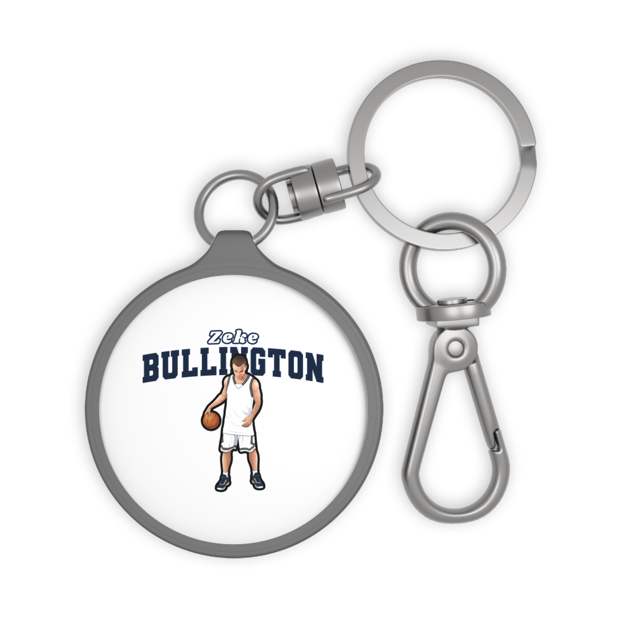 Keychain — character_name_arch in Grey
