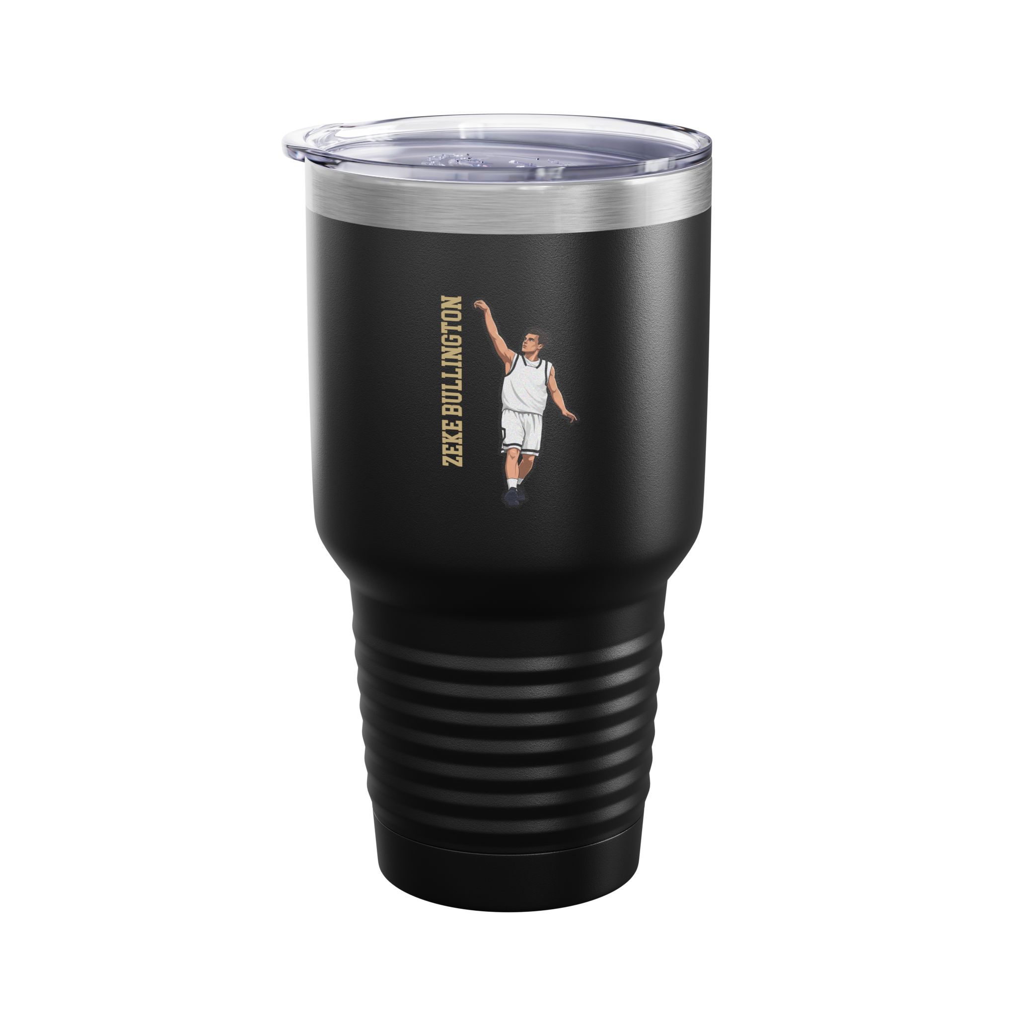 30oz Tumbler — character_name_vertical in Black