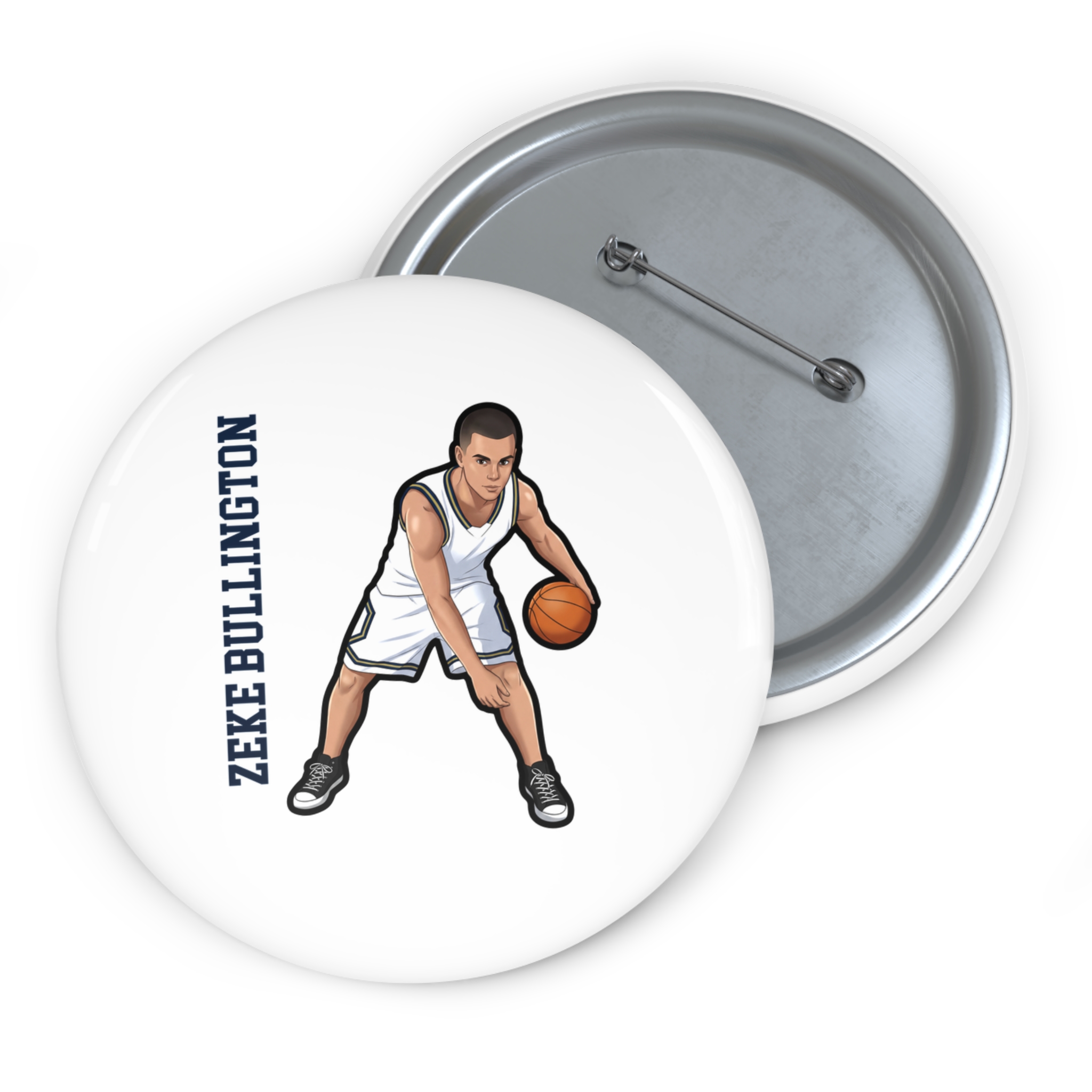 Game Day Pin — character_name_vertical in Classic