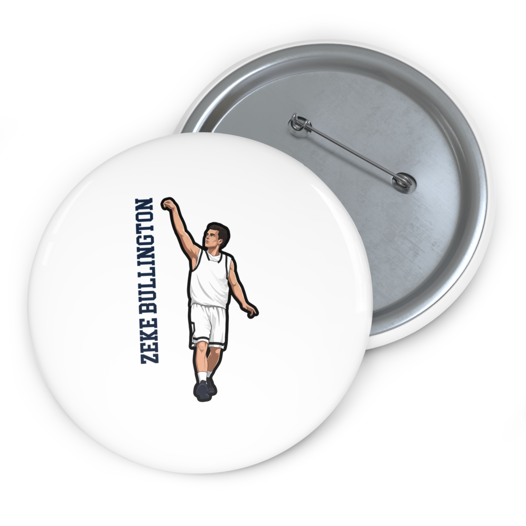 Game Day Pin — character_name_vertical in Classic