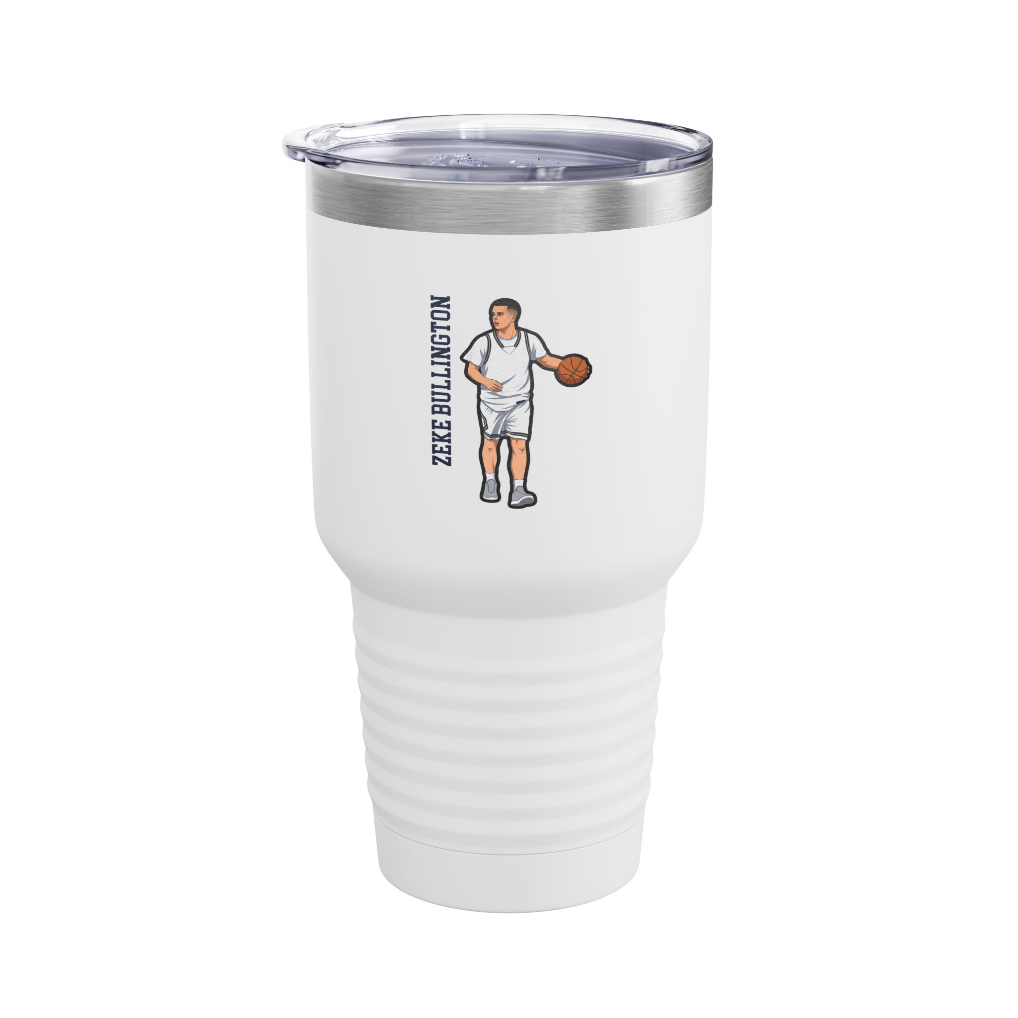 30oz Tumbler — character_name_vertical in White