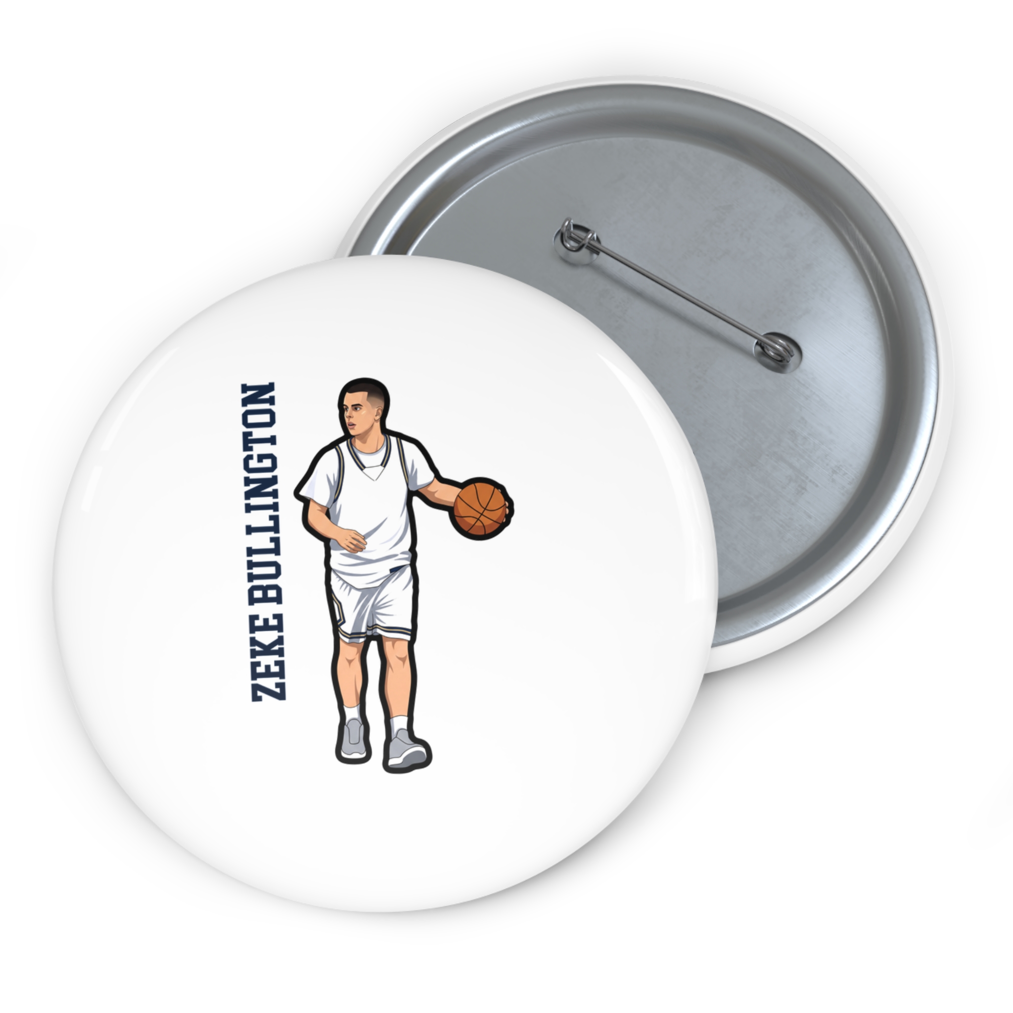 Game Day Pin — character_name_vertical in Classic
