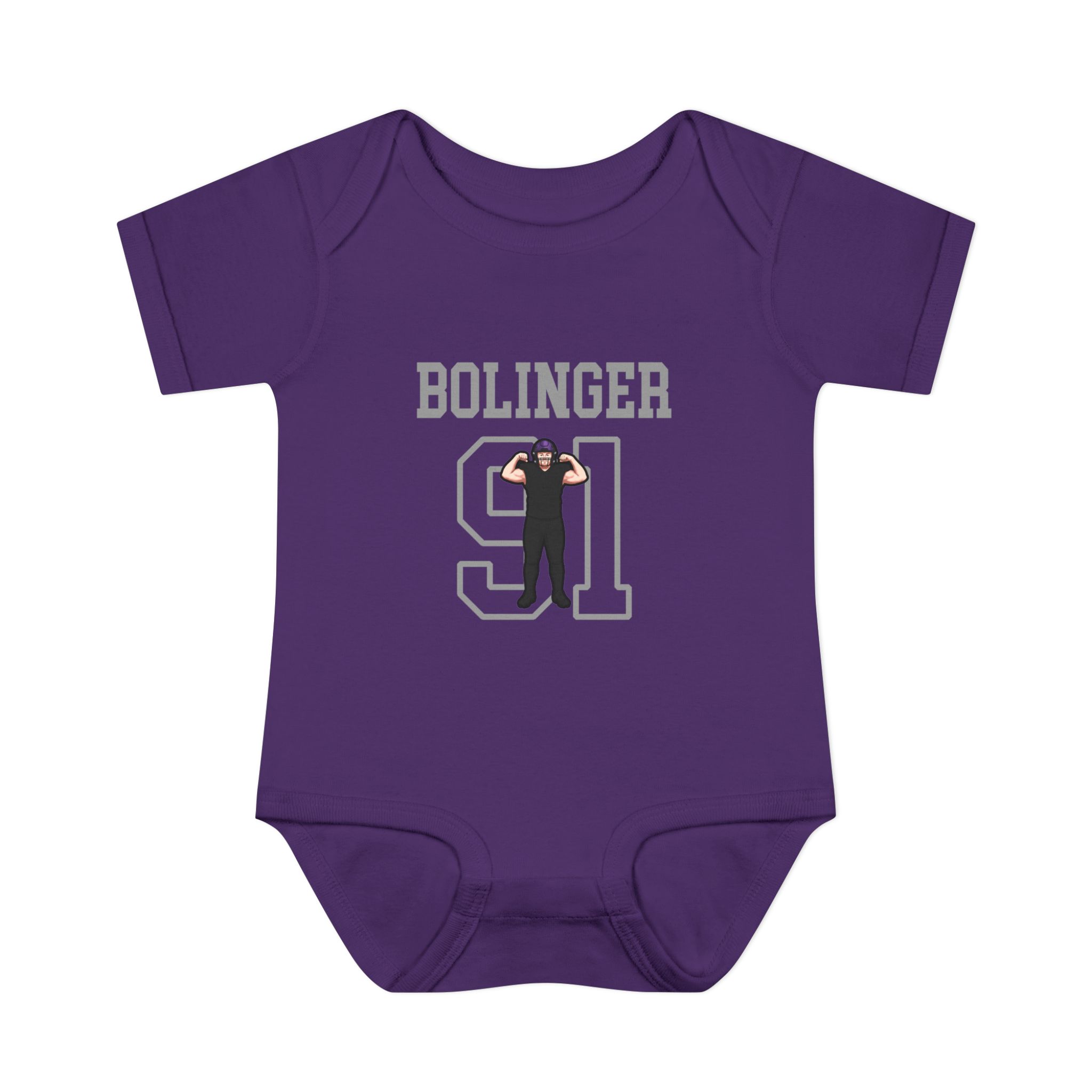 Baby Onesie — character_shirsey in Purple