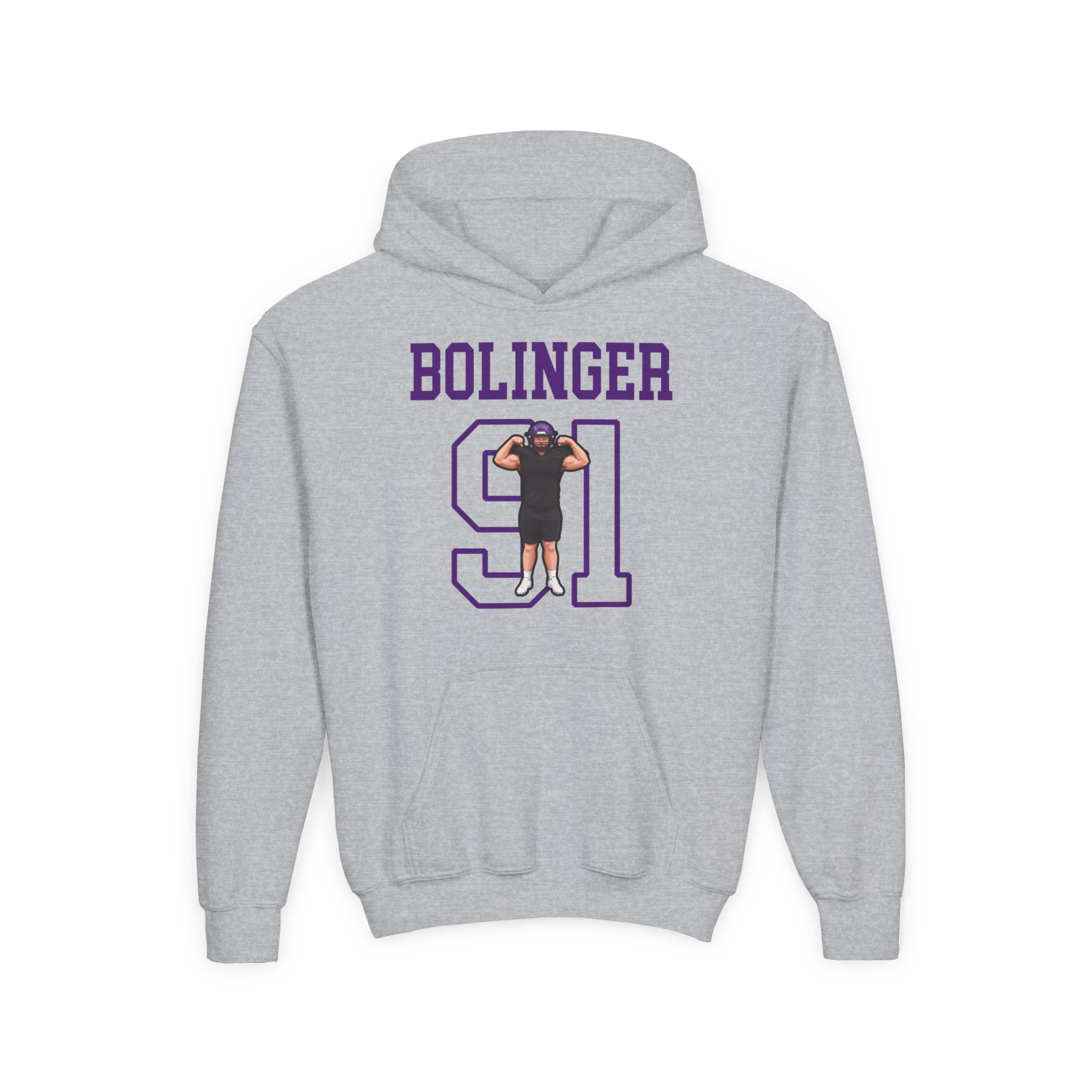 Youth Hoodie — character_shirsey in Grey