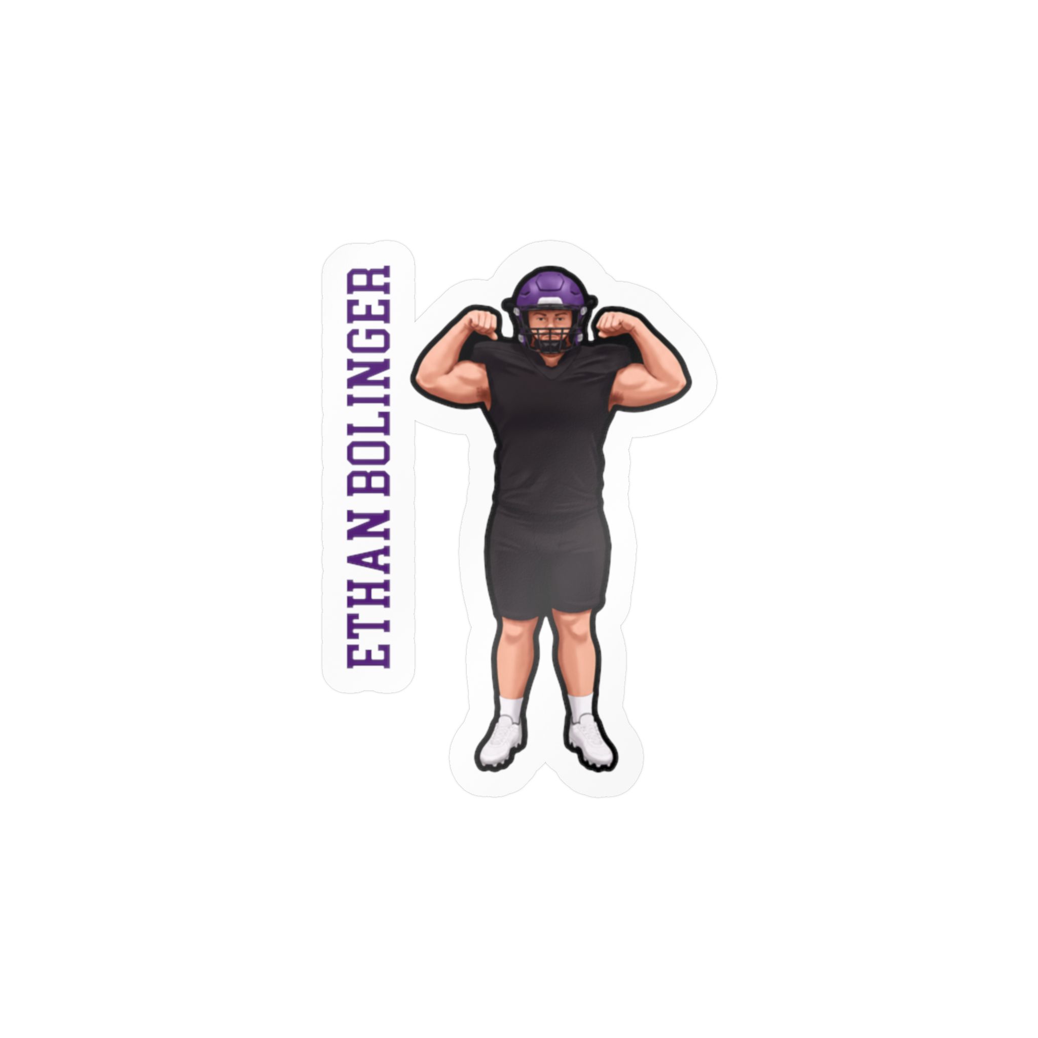 Vinyl Sticker — character_name_vertical in Classic