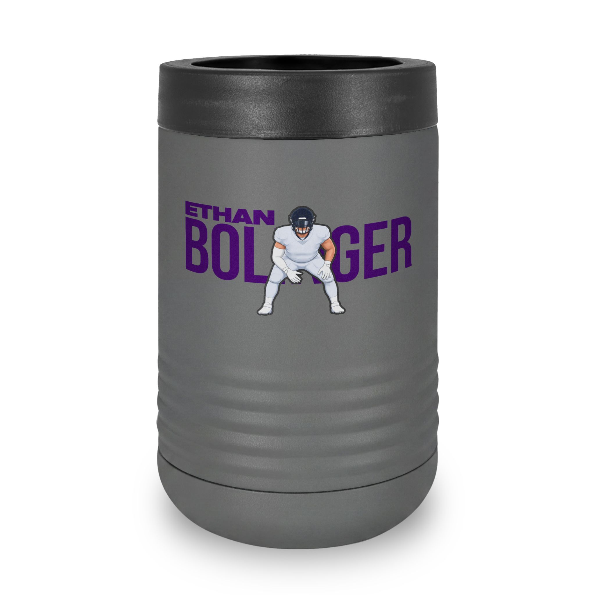 Stainless Can Cooler — character_player_name in Grey