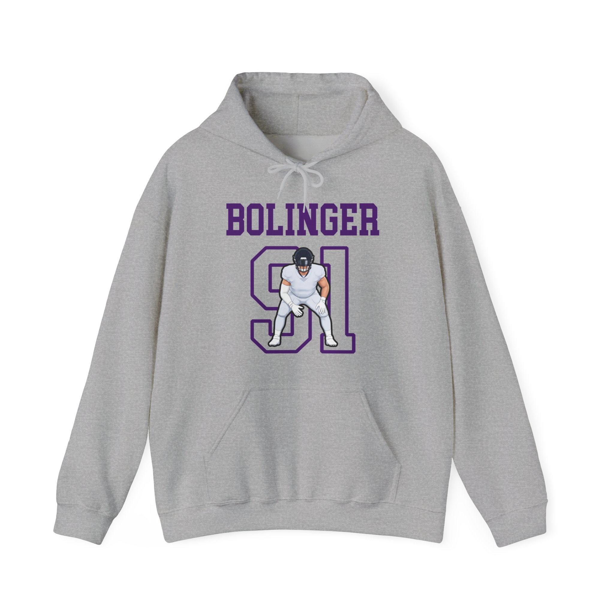 Hoodie — character_shirsey in Grey