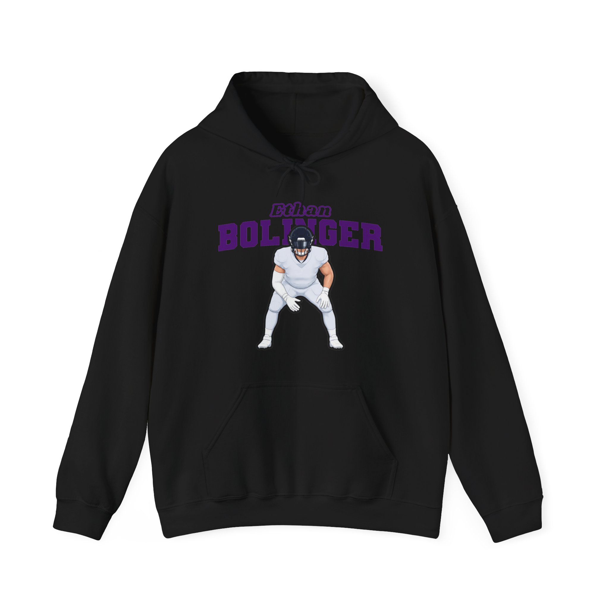 Hoodie — character_name_arch in Black