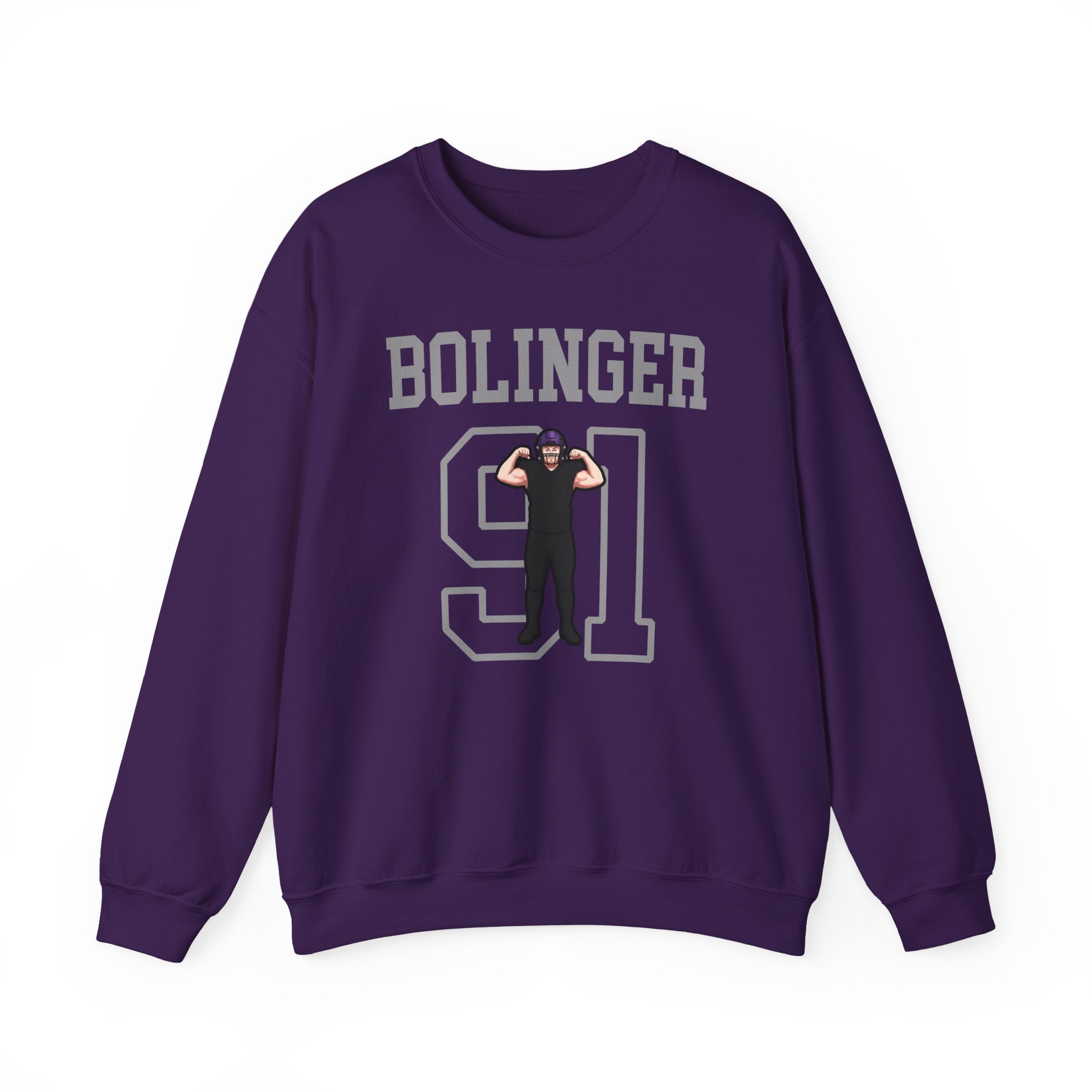 Crewneck Sweatshirt — character_shirsey in Purple