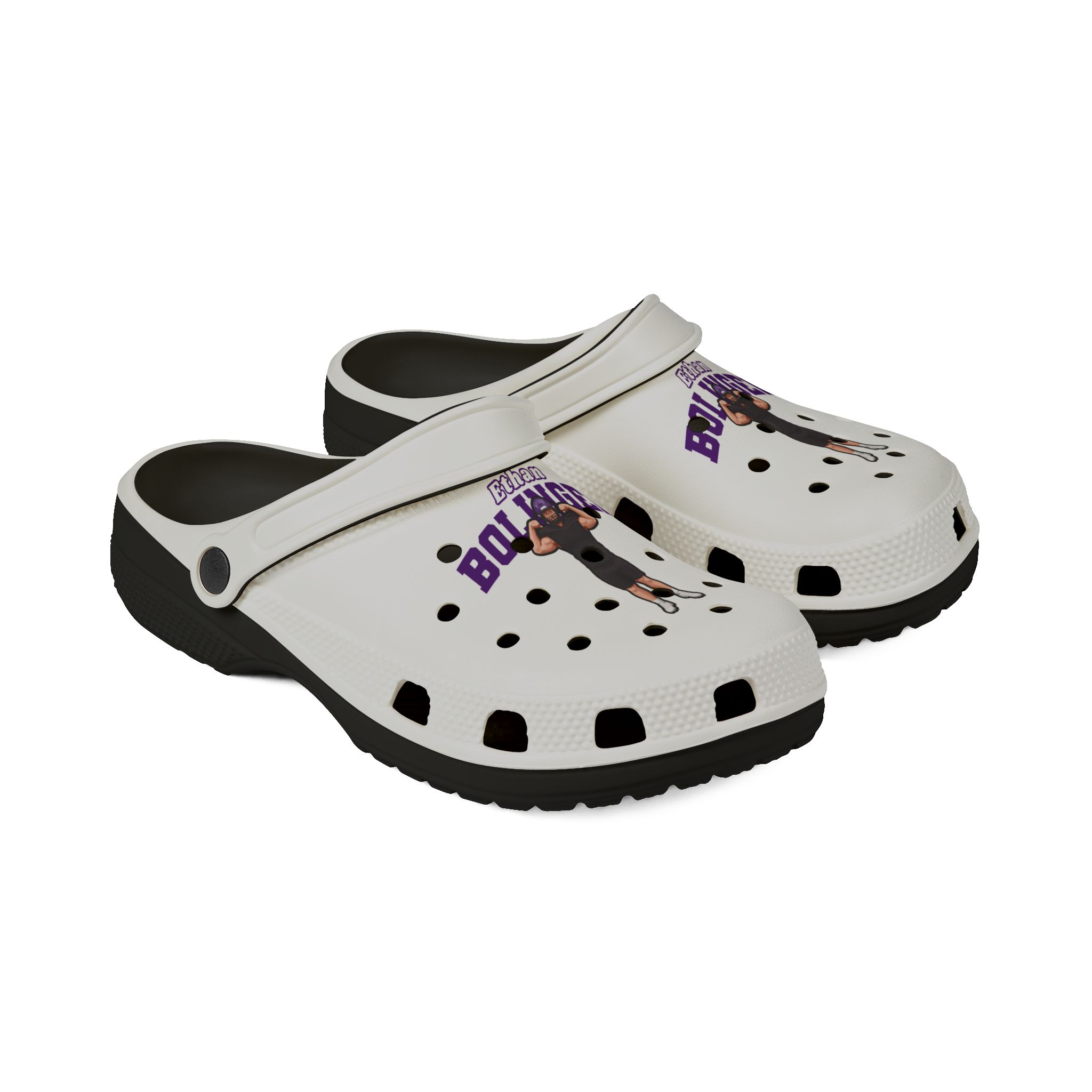 Rubber Clogs — character_name_arch in Black