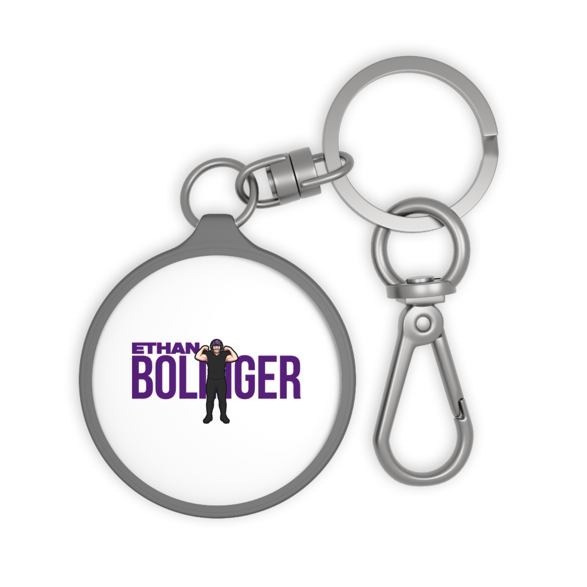 Keychain — character_player_name in Grey