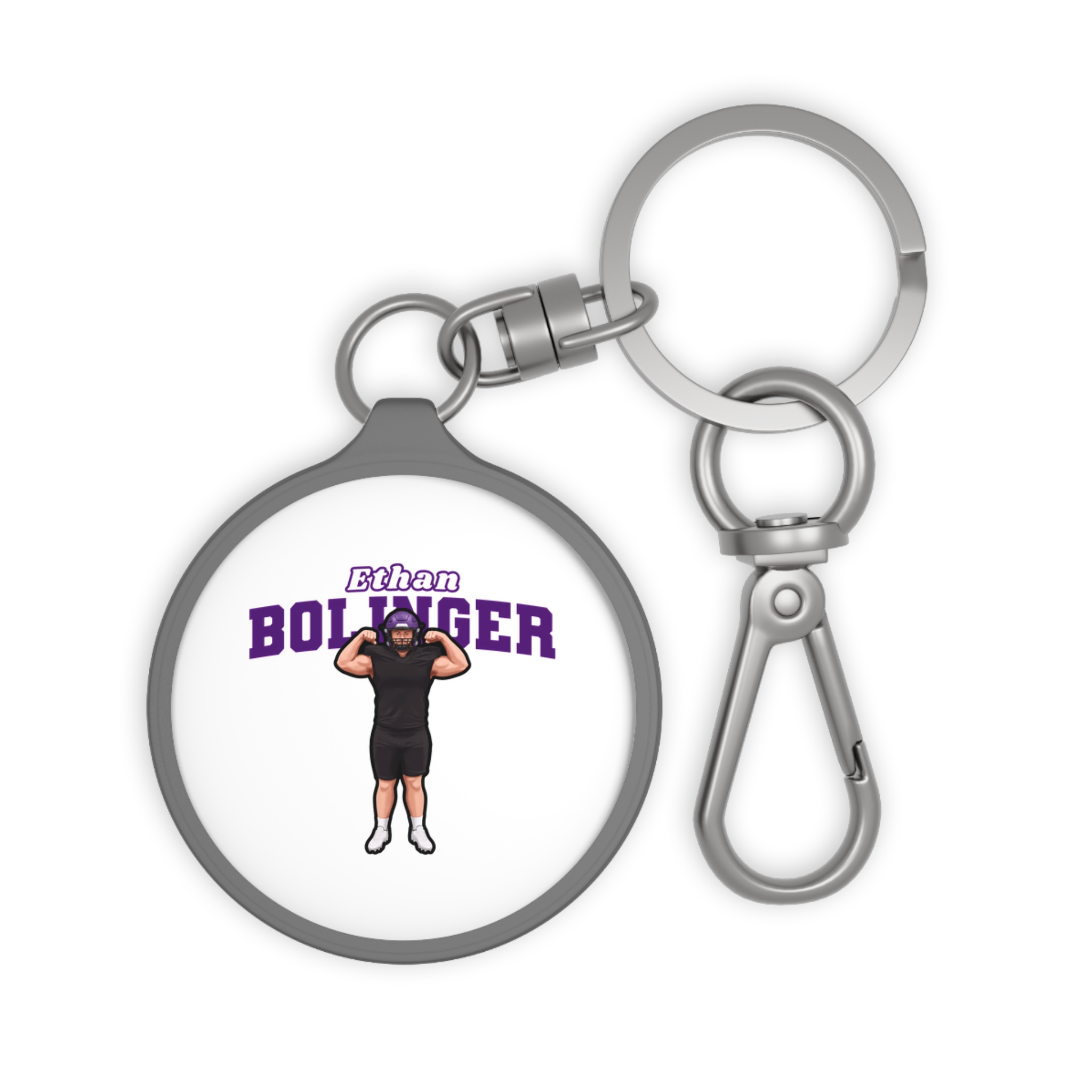 Keychain — character_name_arch in Grey