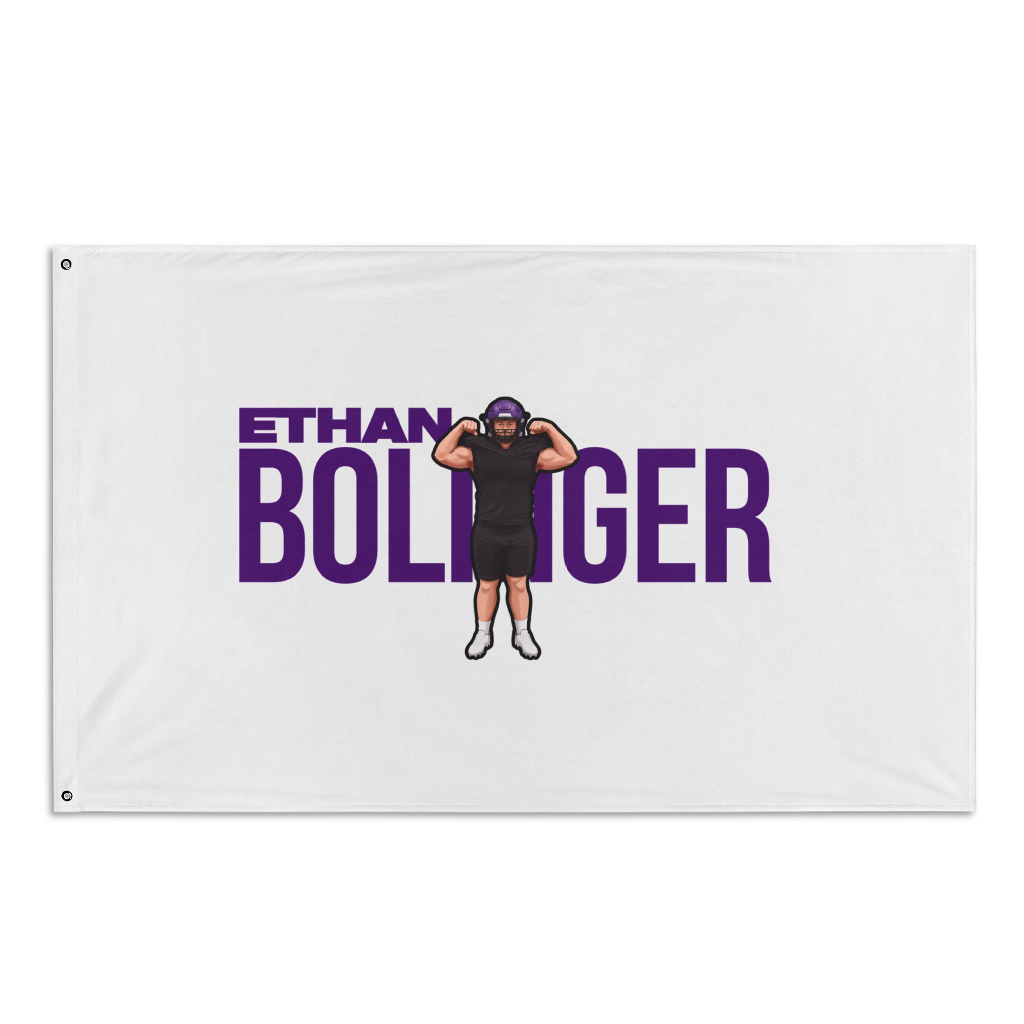 Flag (35 × 56 in) — character_player_name in Classic