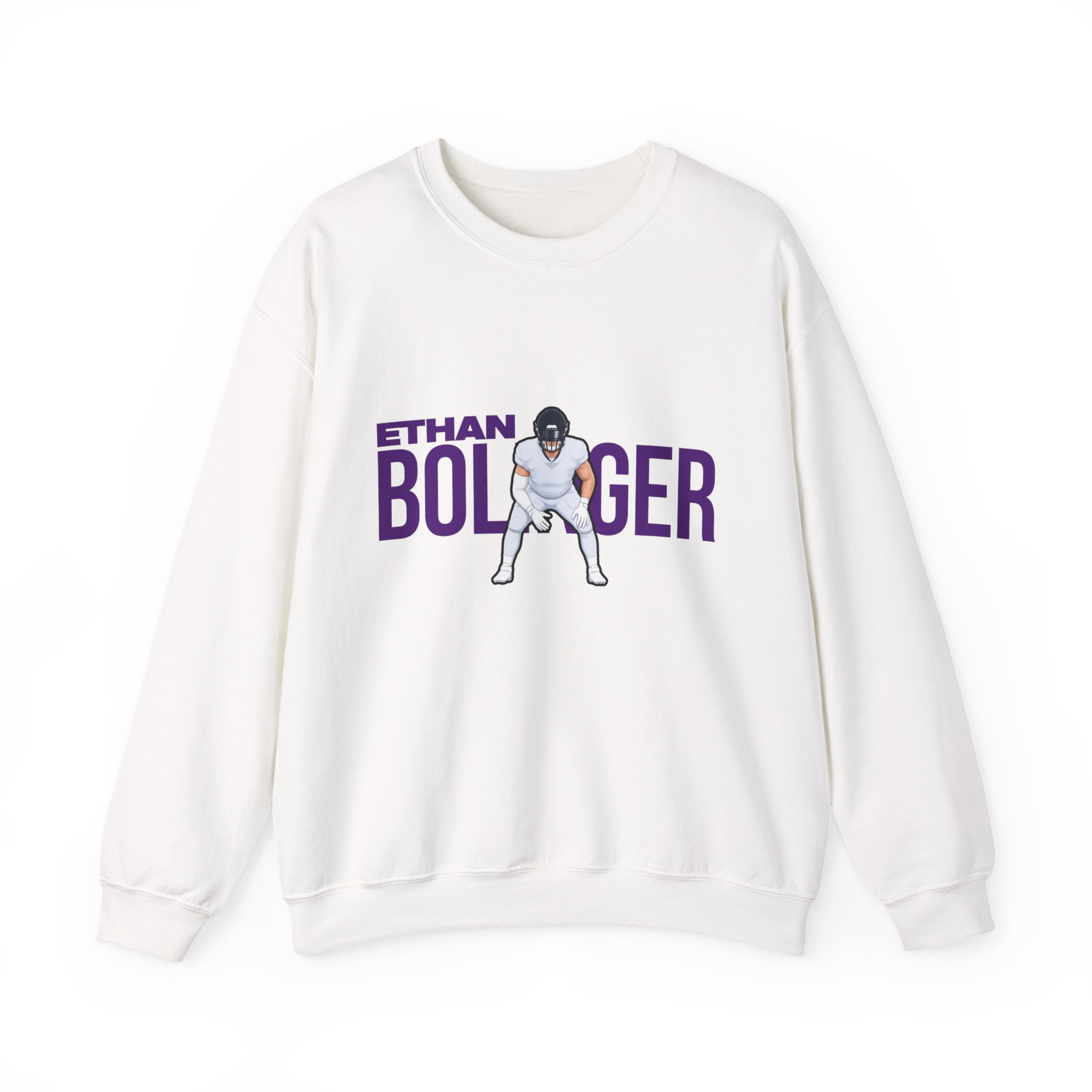 Crewneck Sweatshirt — character_player_name in White