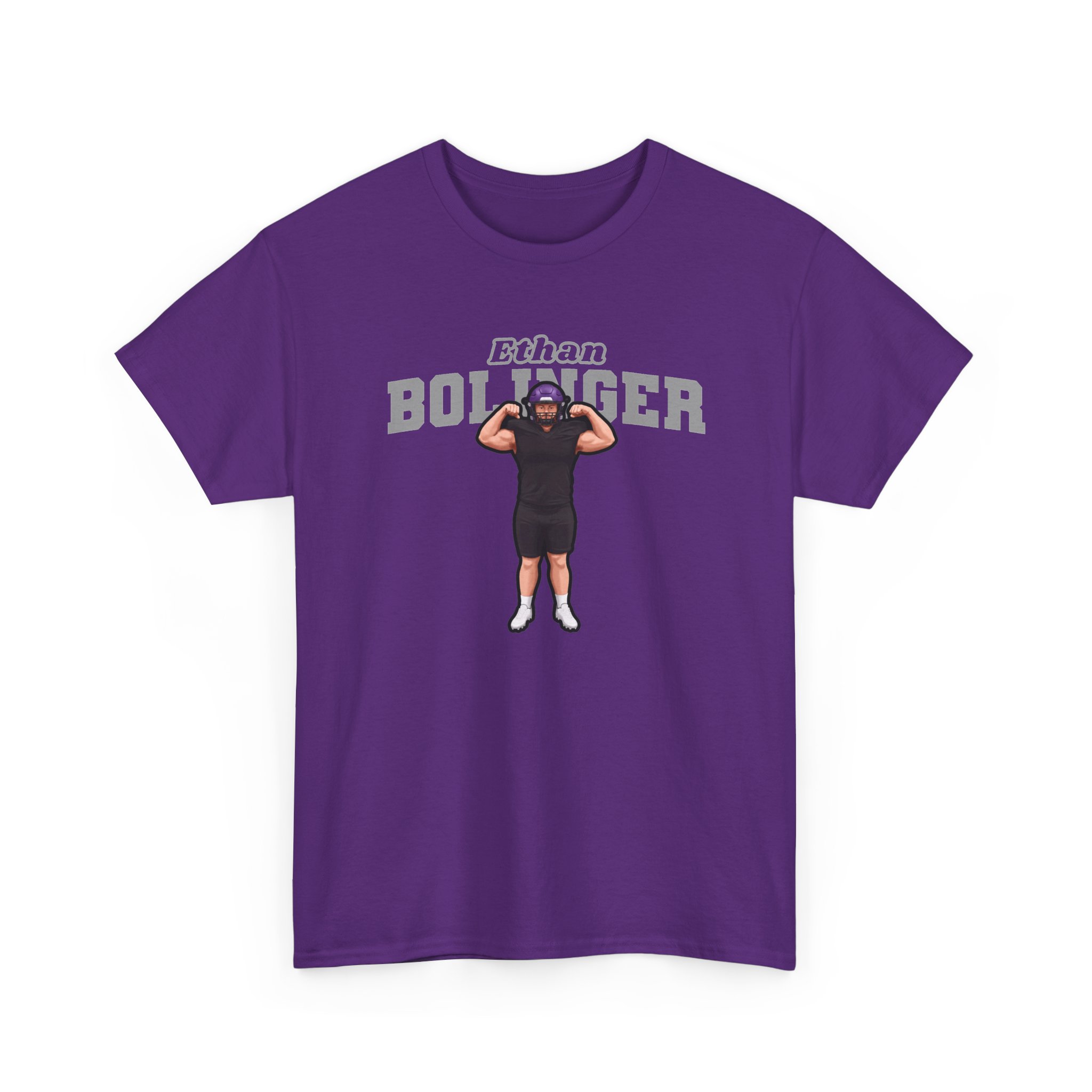 Tee — character_name_arch in Purple