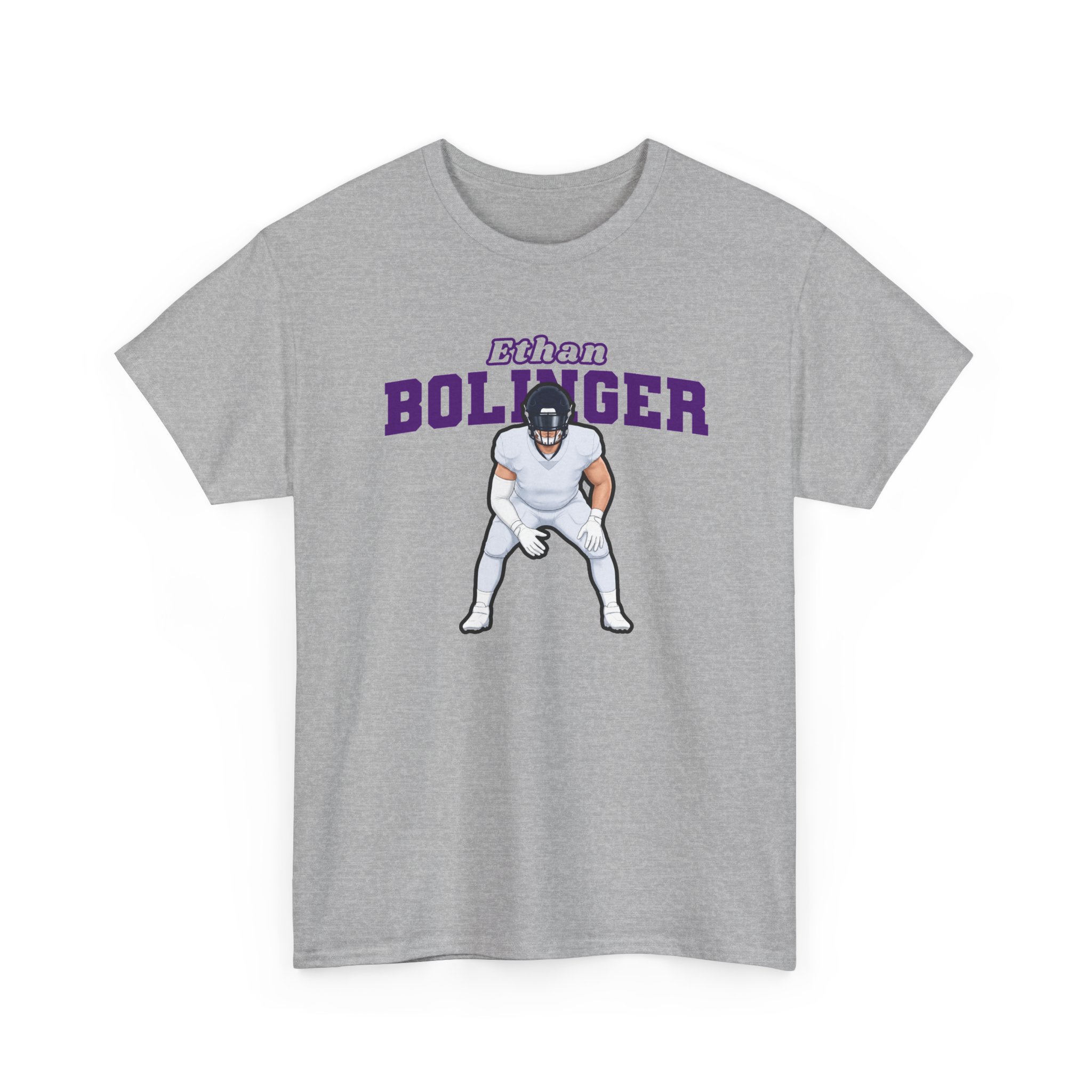 Tee — character_name_arch in Grey