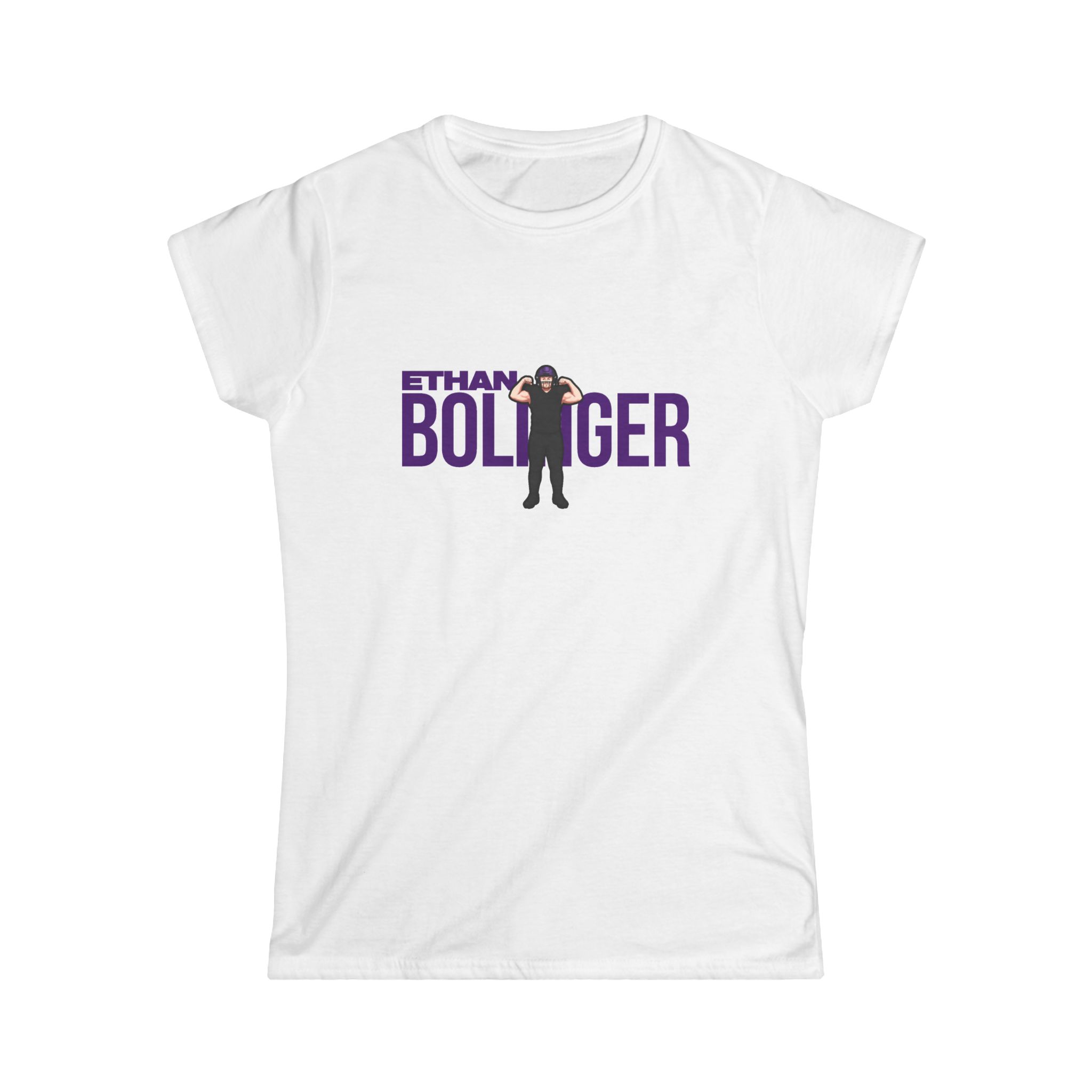 Women's Softstyle Tee — character_player_name in White