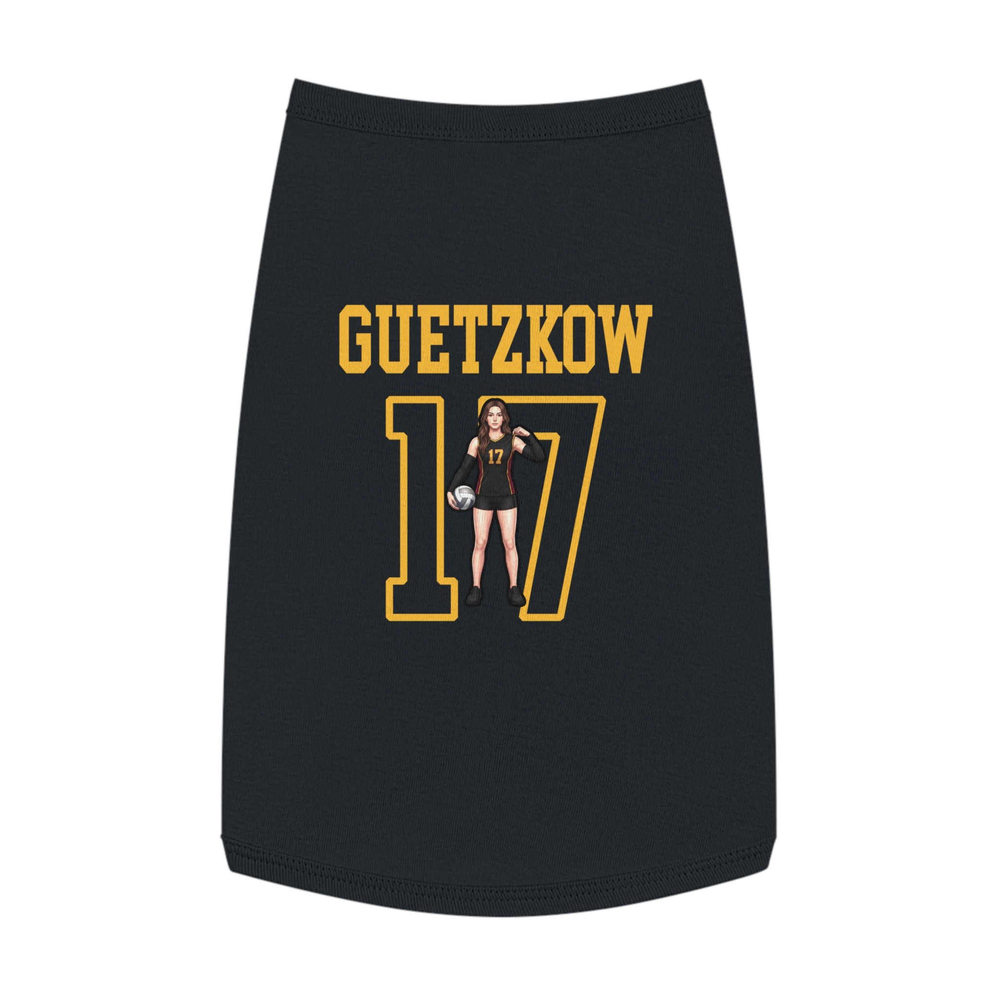 Pet Tank Top — character_shirsey in Black