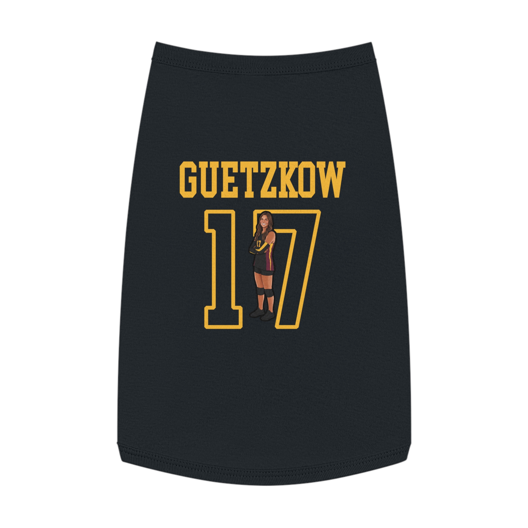 Pet Tank Top — character_shirsey in Black