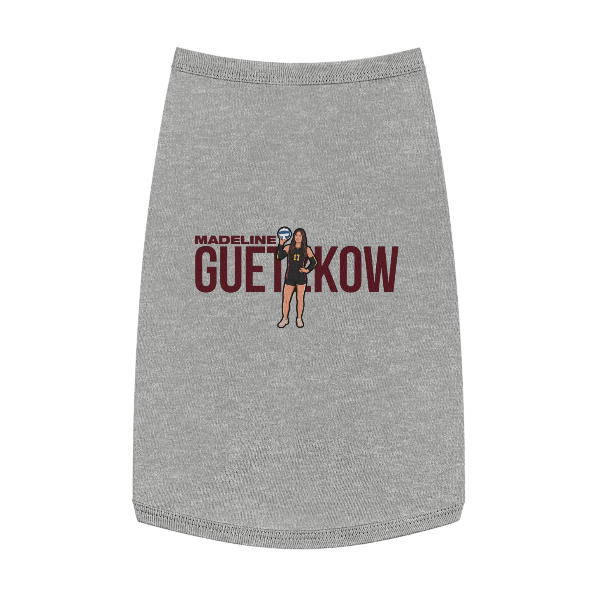 Pet Tank Top — character_player_name in White