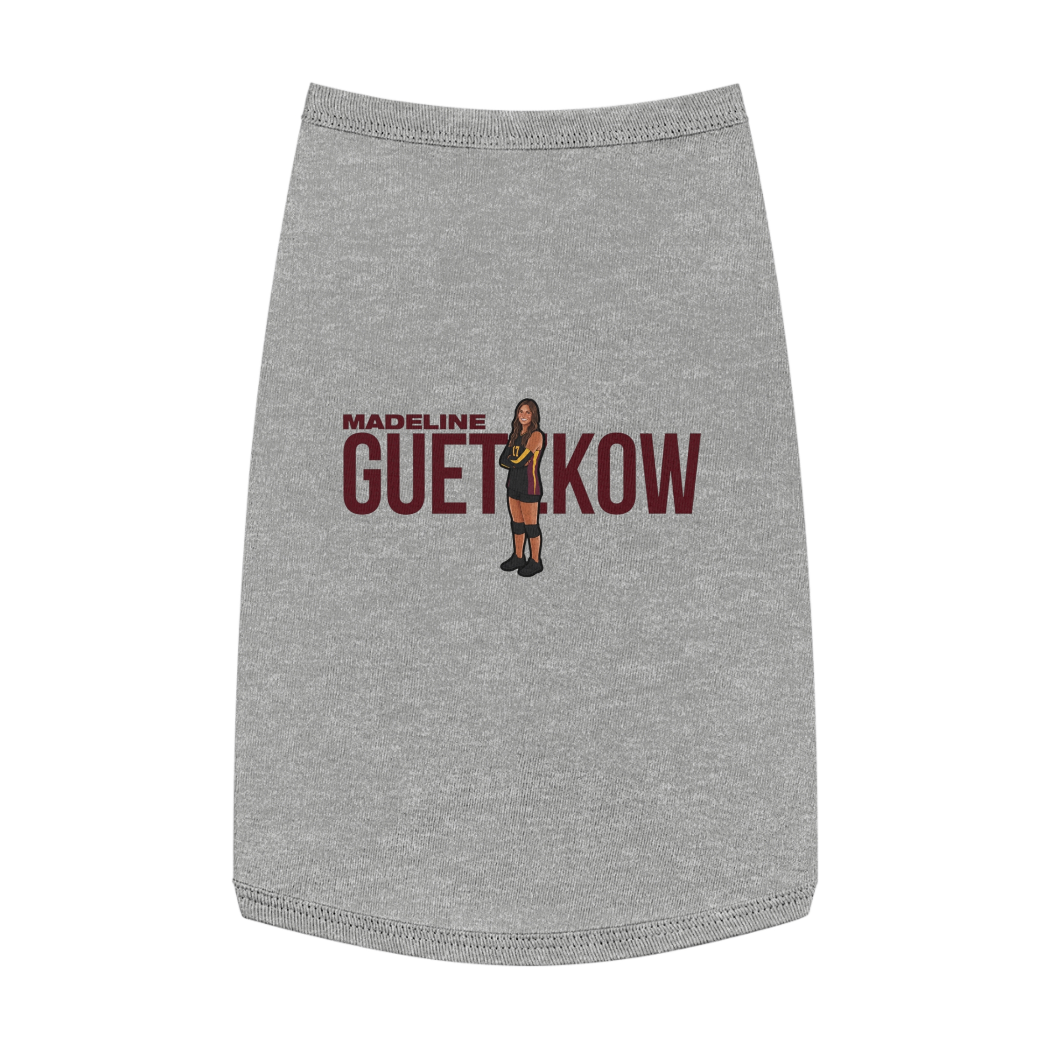 Pet Tank Top — character_player_name in White