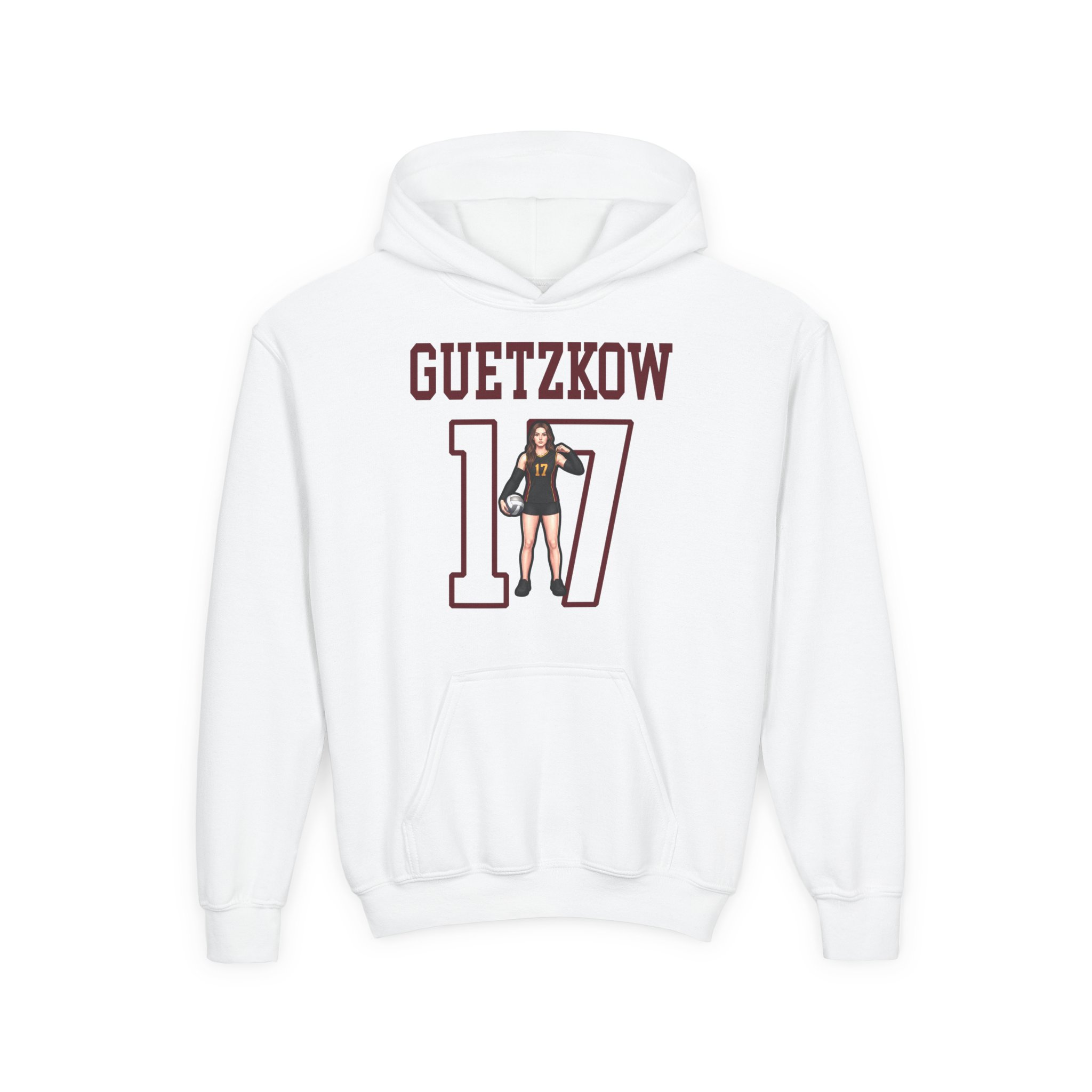 Youth Hoodie — character_shirsey in White