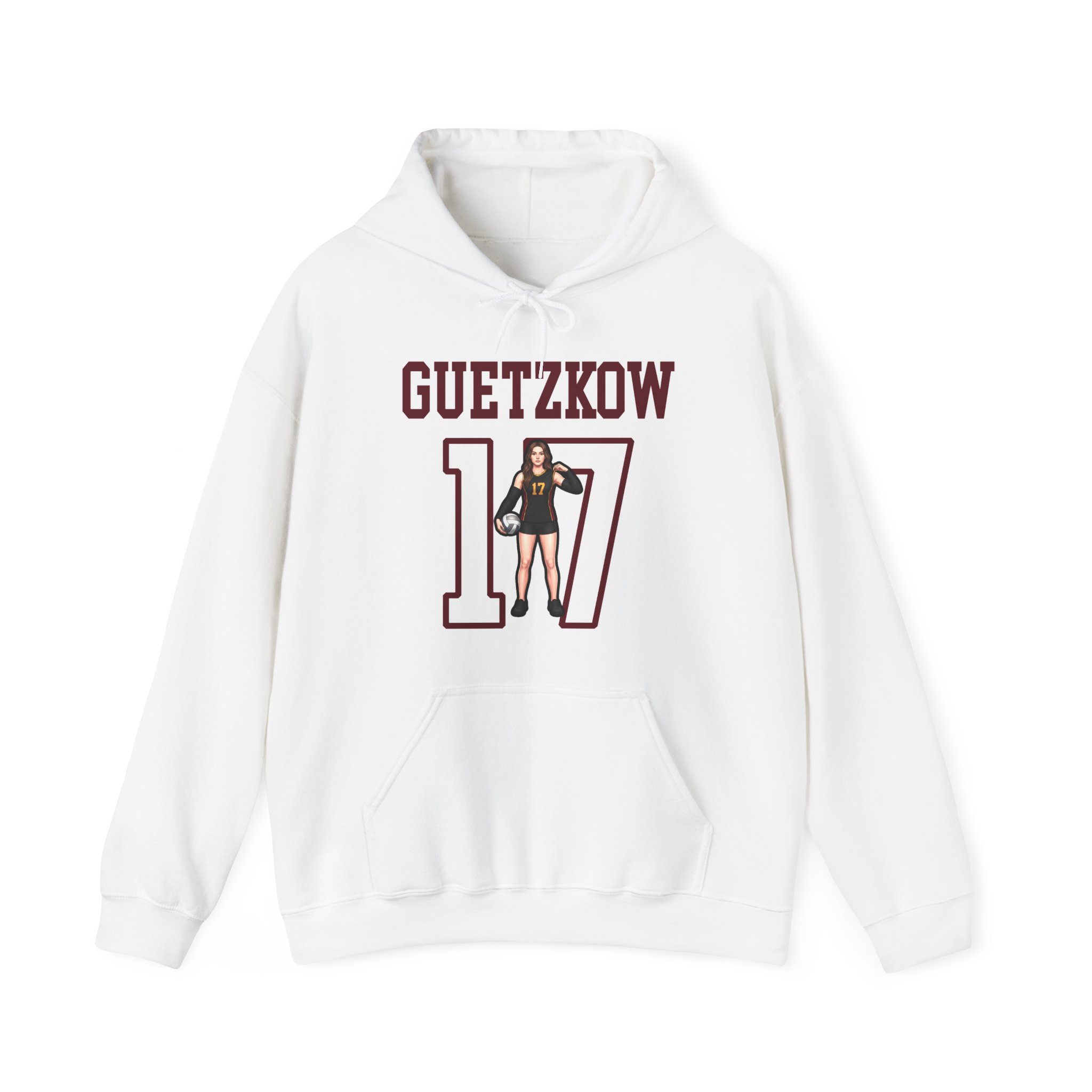 Hoodie — character_shirsey in White
