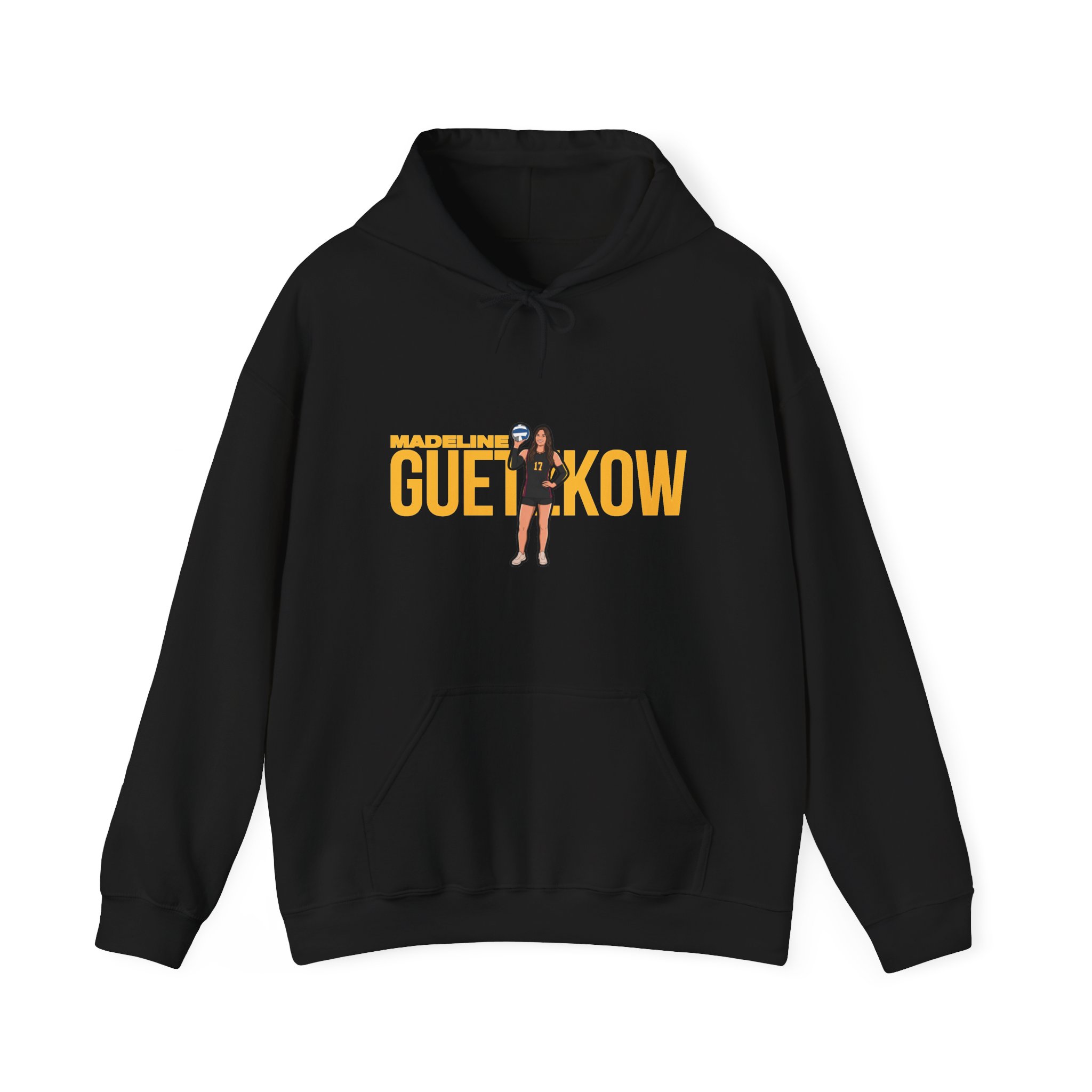 Hoodie — character_player_name in Black