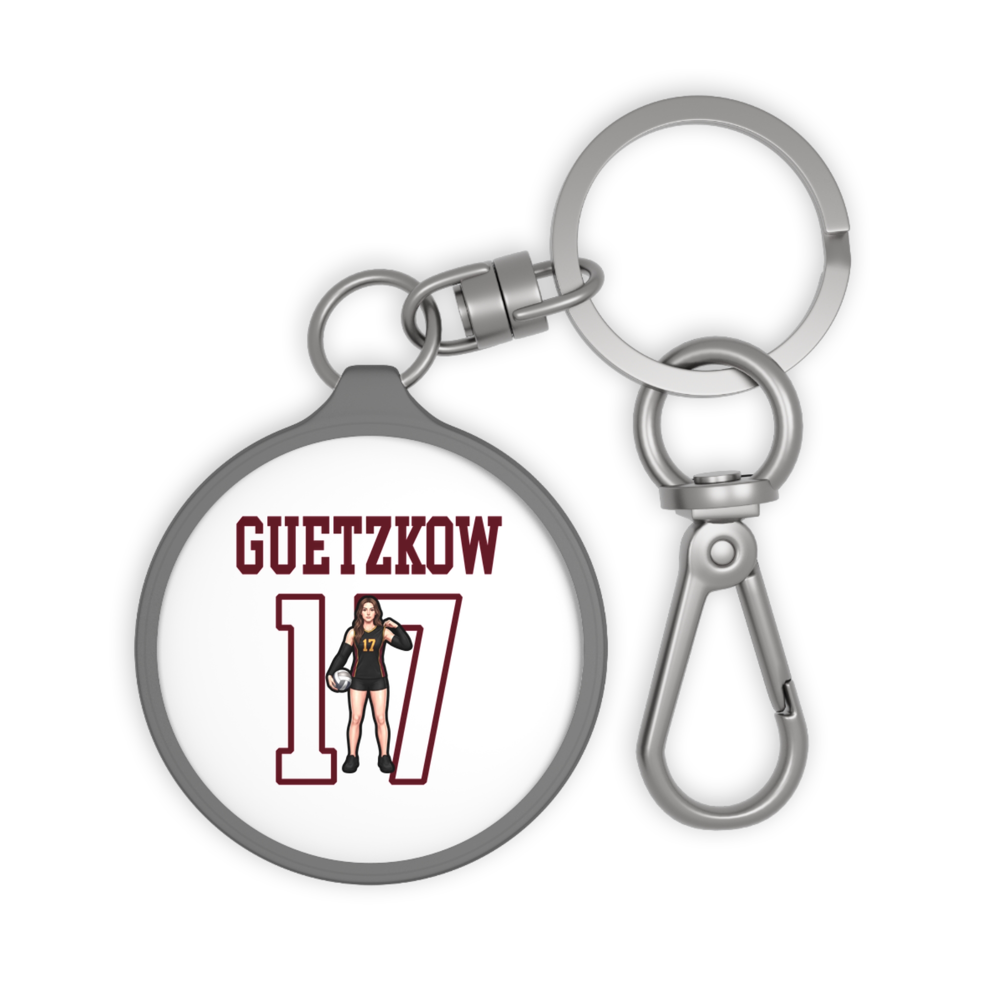 Keychain — character_shirsey in Grey
