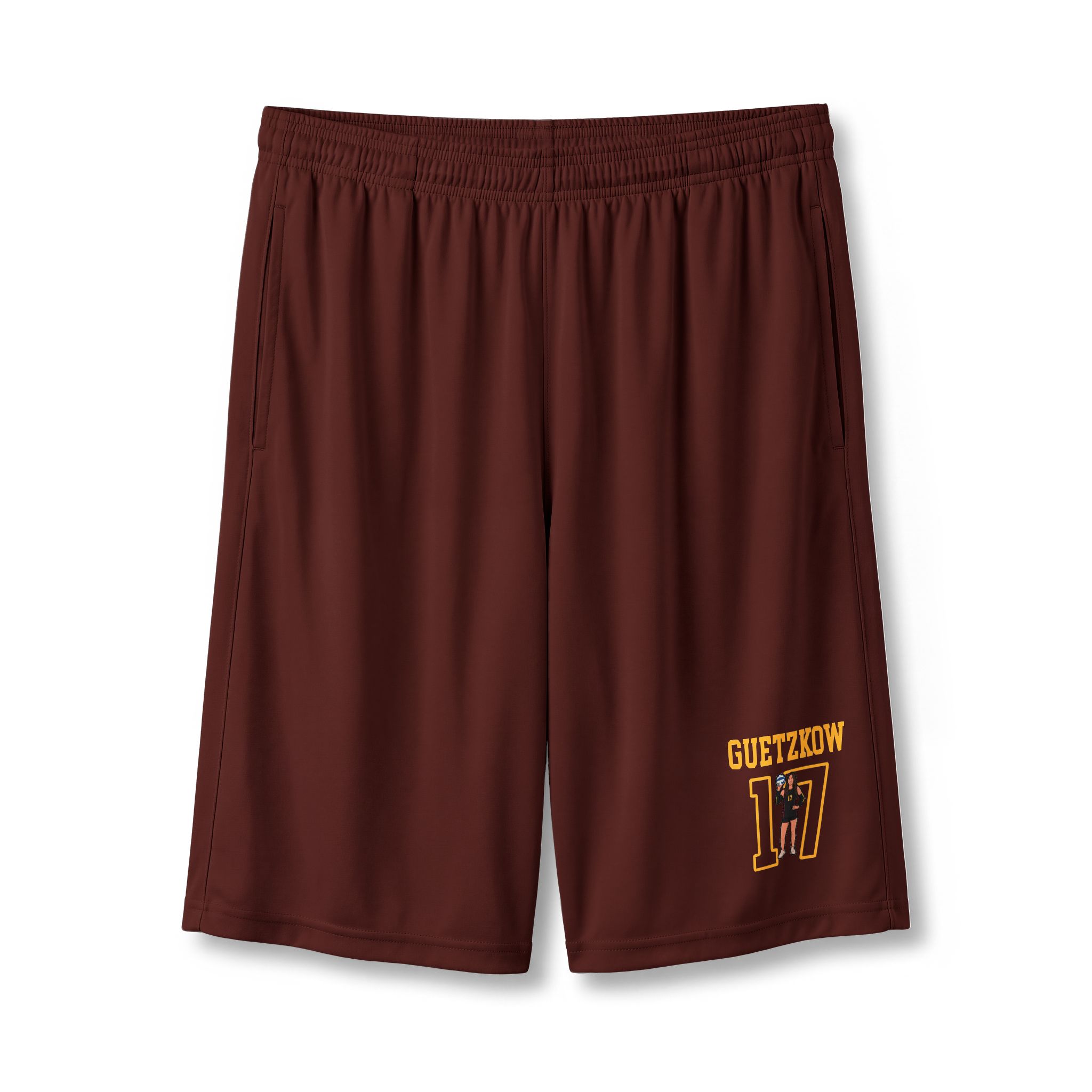 Shorts — character_shirsey in Maroon