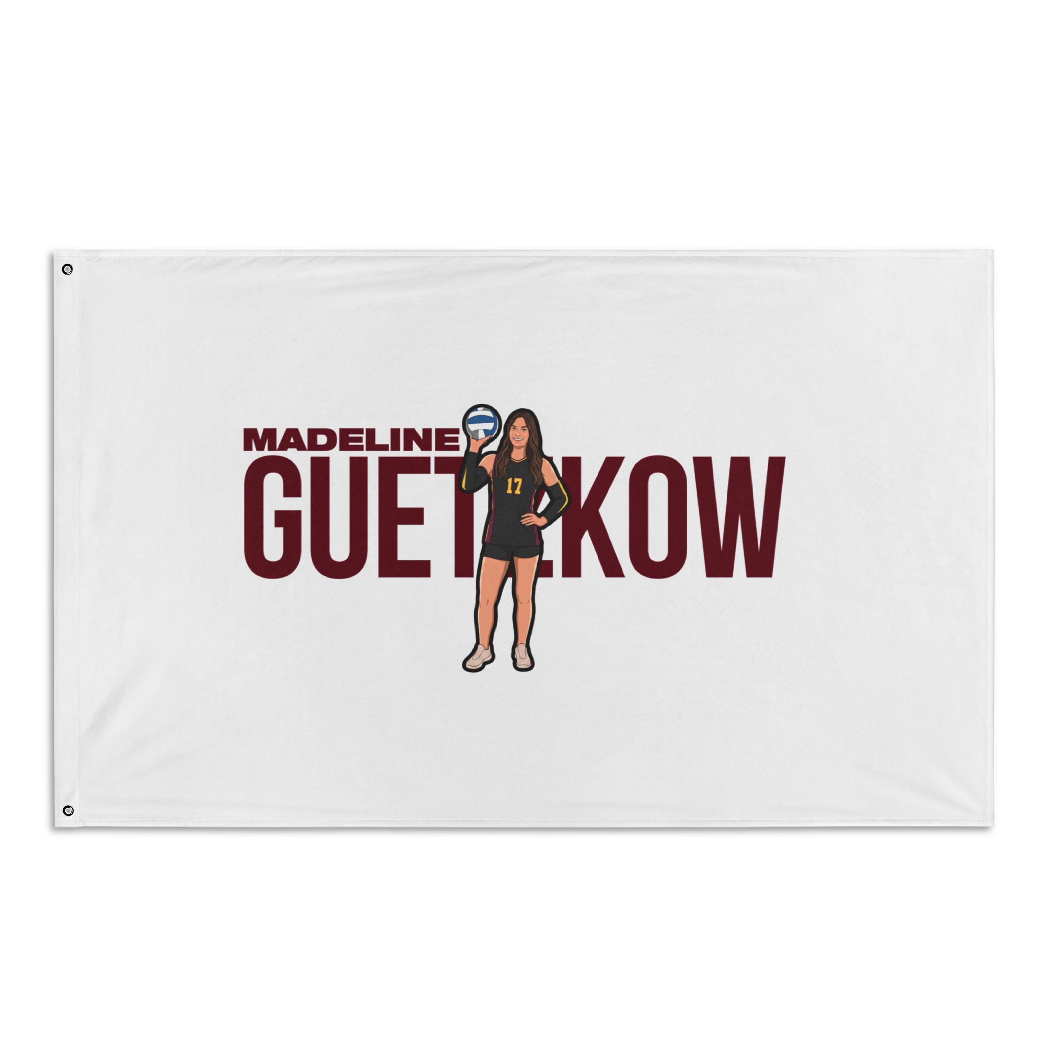 Flag (35 × 56 in) — character_player_name in Classic