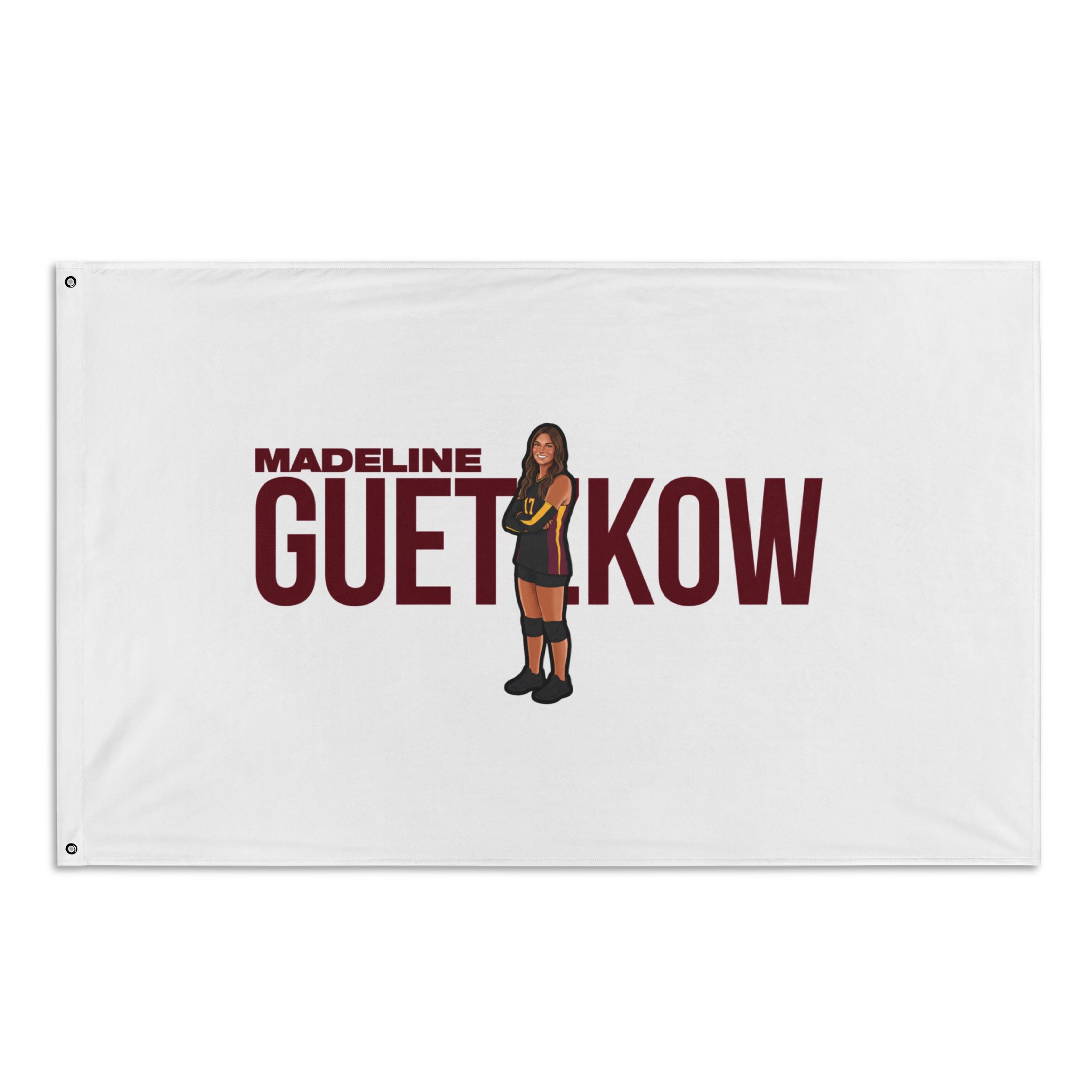 Flag (35 × 56 in) — character_player_name in Classic