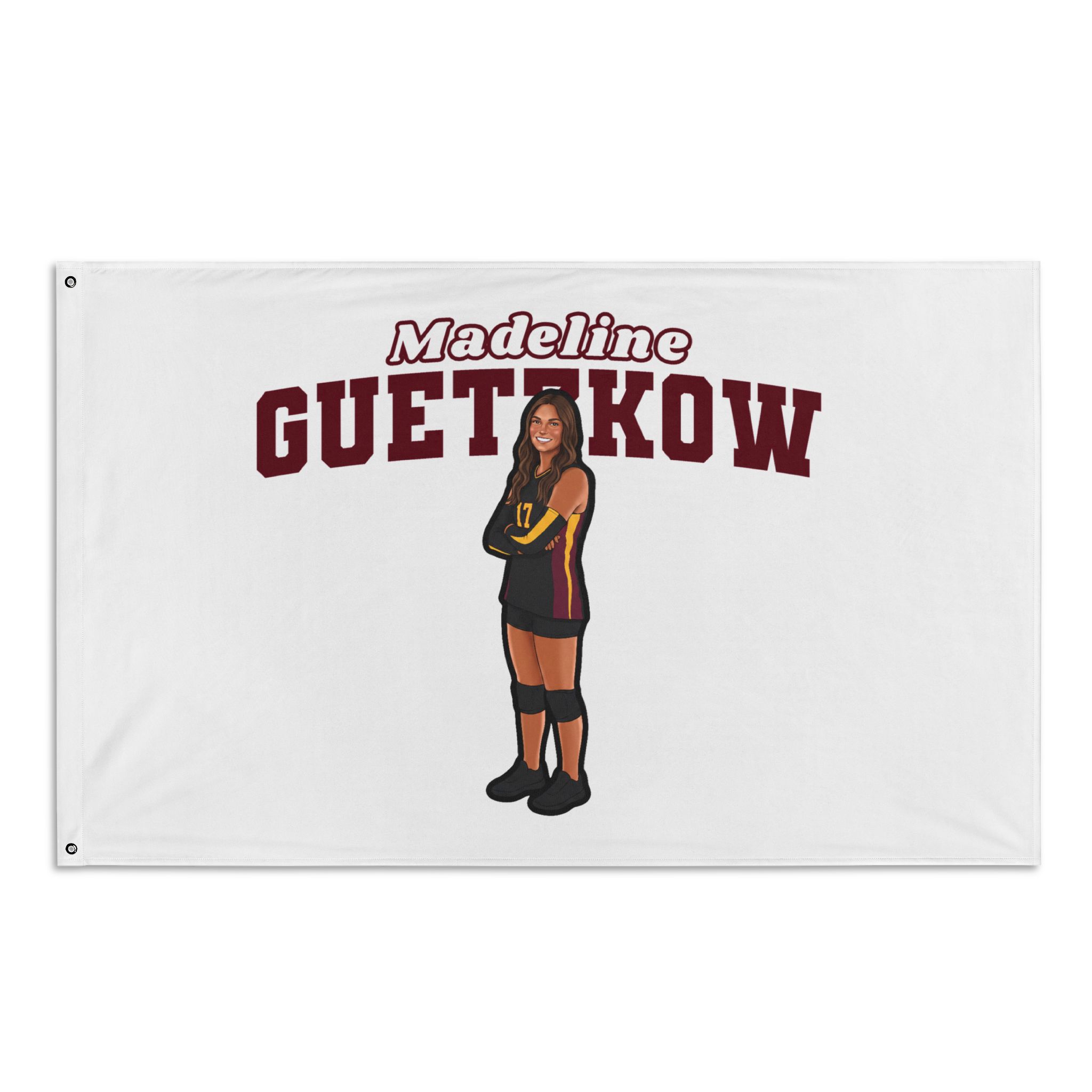 Flag (35 × 56 in) — character_name_arch in Classic