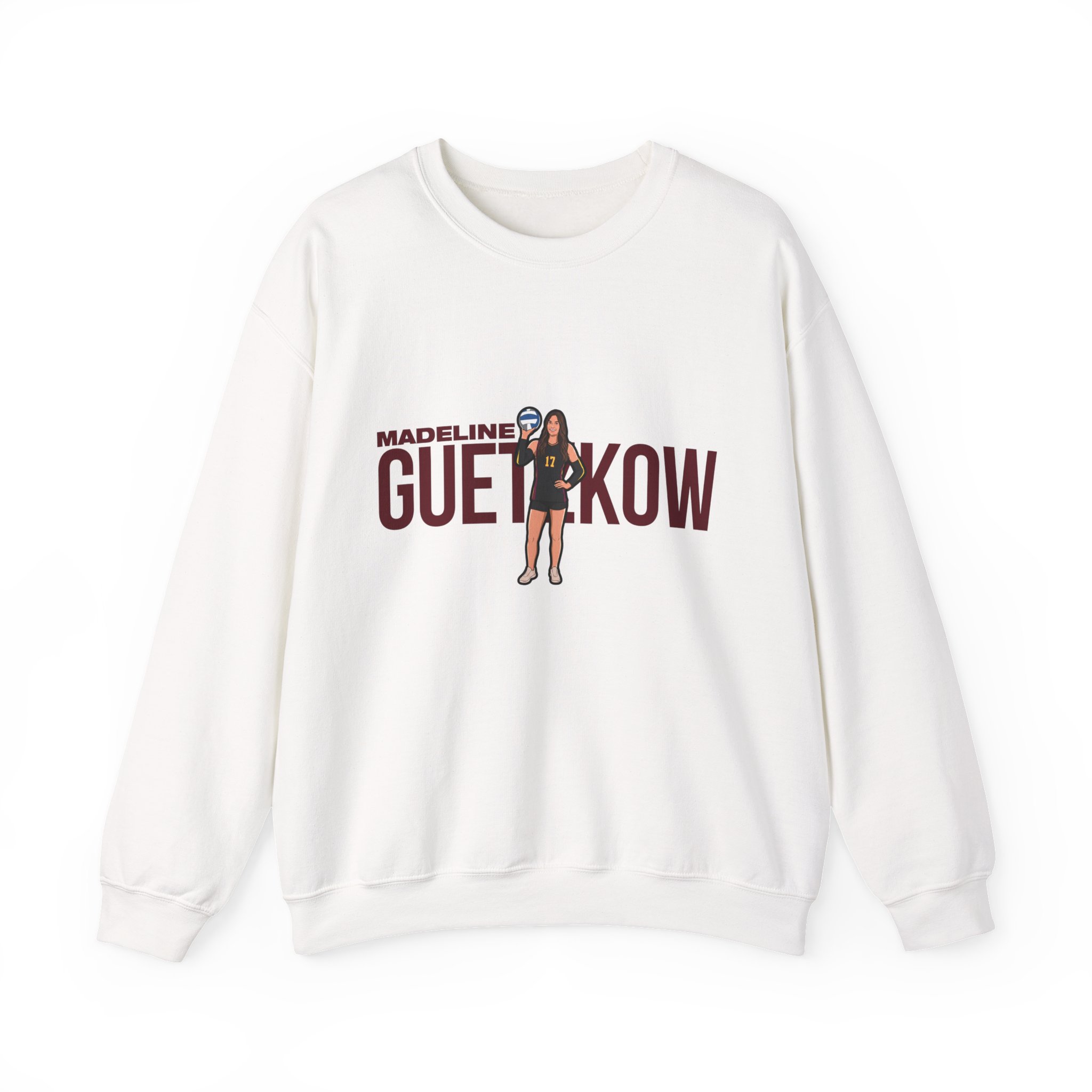Crewneck Sweatshirt — character_player_name in White