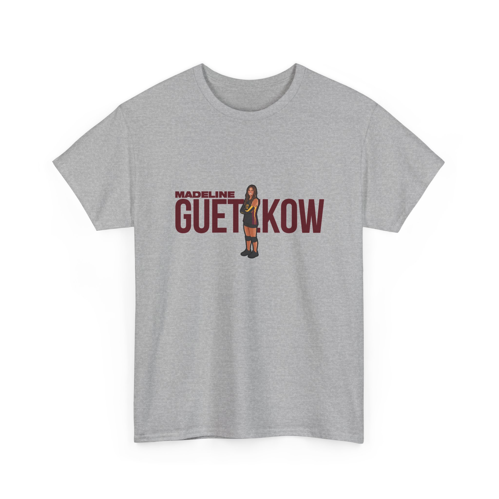 Tee — character_player_name in Grey