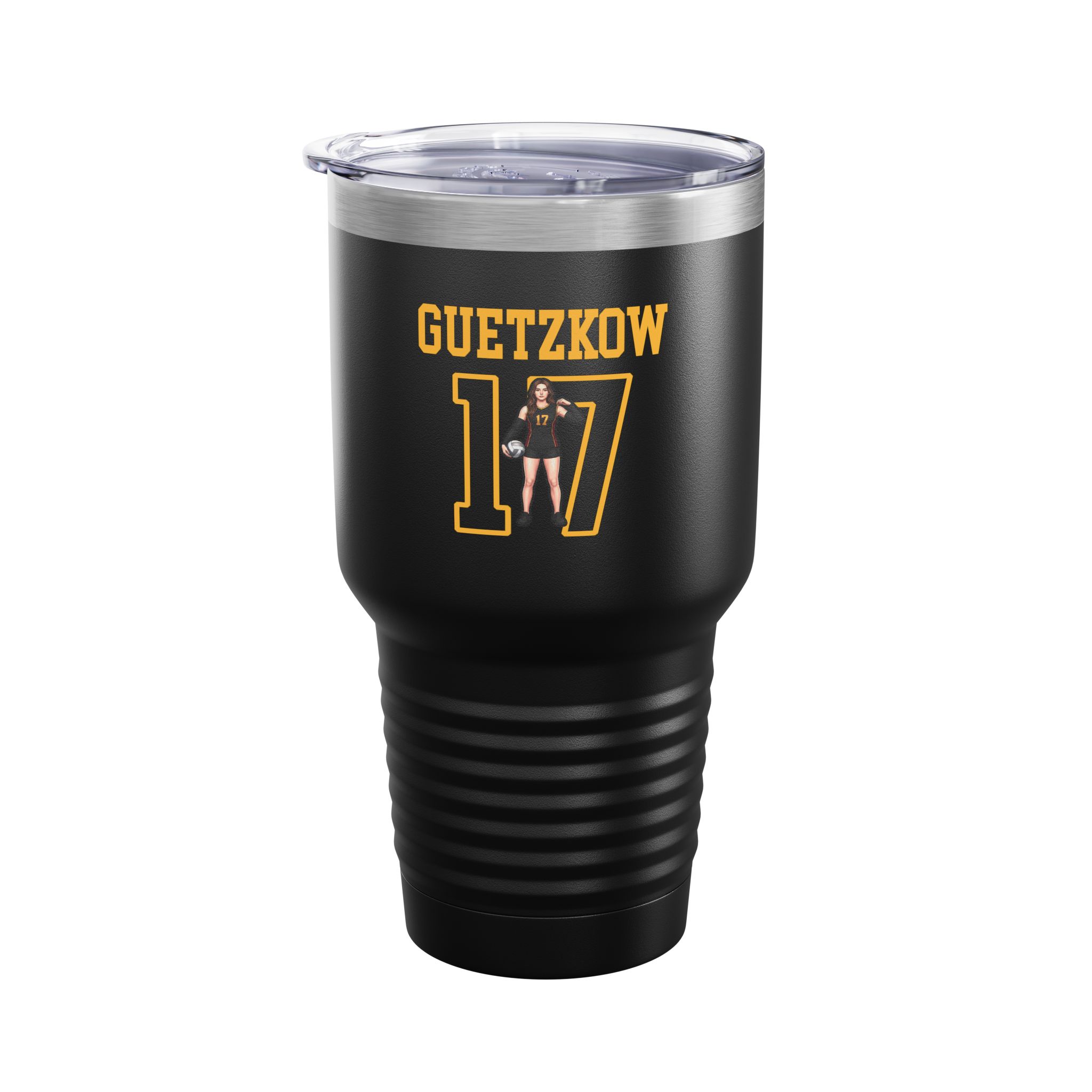 30oz Tumbler — character_shirsey in Black