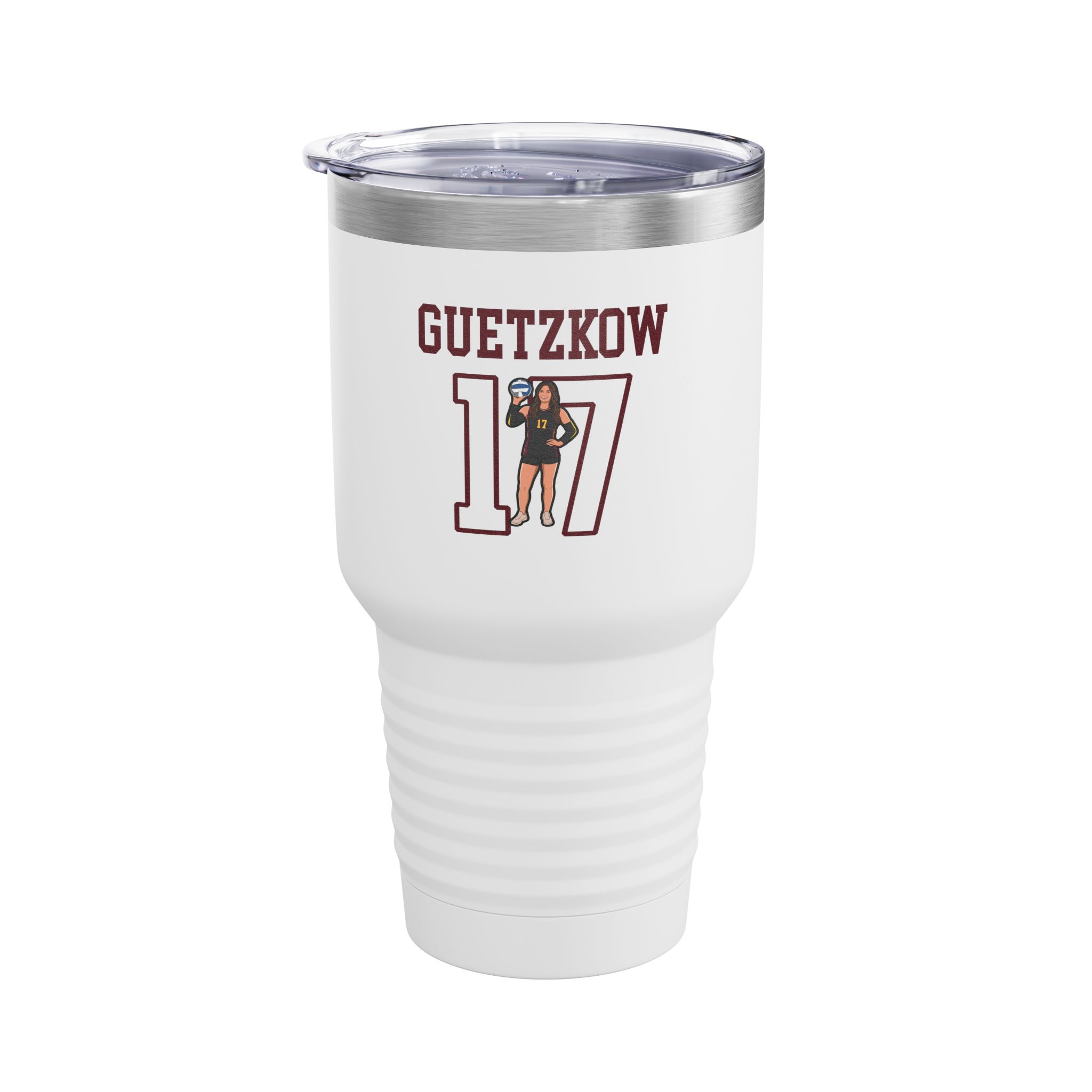 30oz Tumbler — character_shirsey in White