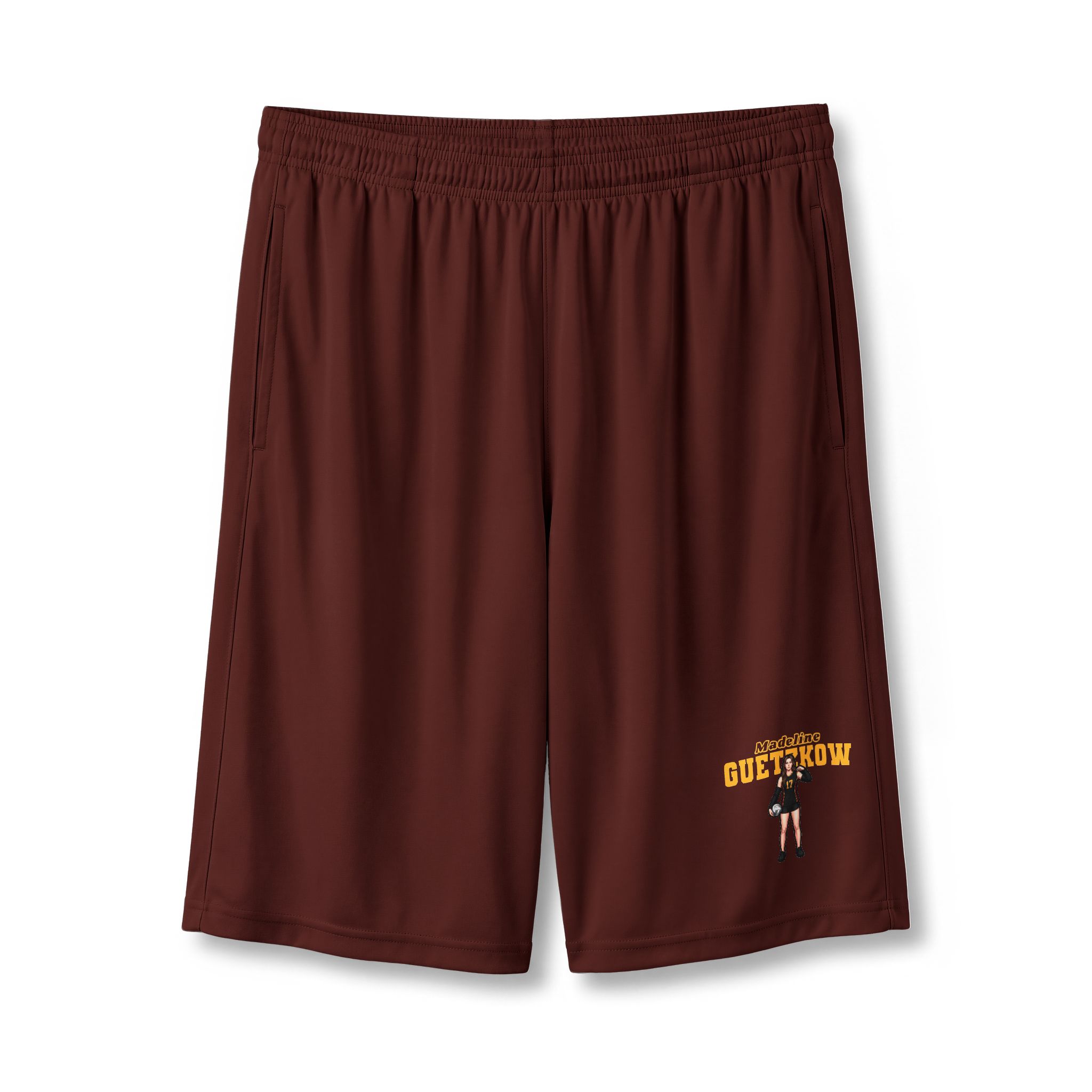 Shorts — character_name_arch in Maroon