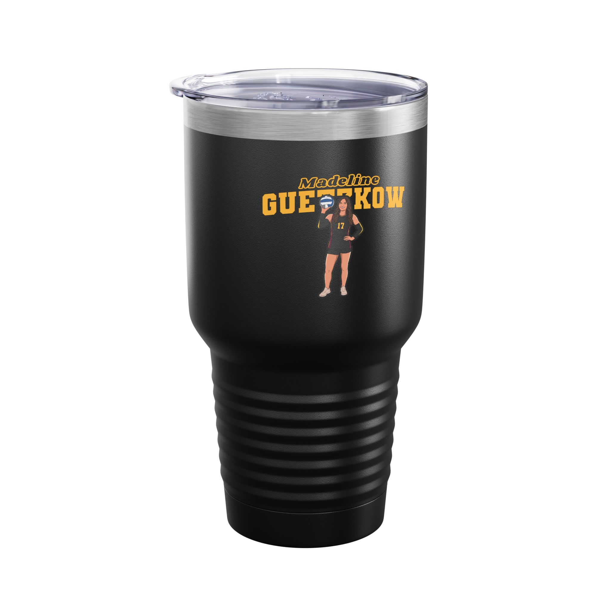 30oz Tumbler — character_name_arch in Black